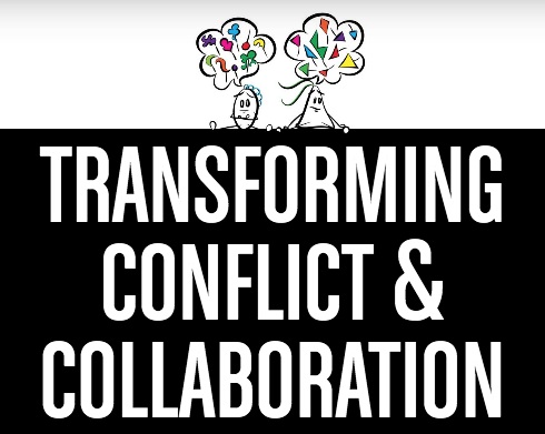OUR BOOK Published in Spring 2019, Transforming Conflict and Collaboration is a text that introduces the mindset and foundational practices of dialogue facilitation. It is free to read in this virtual form.