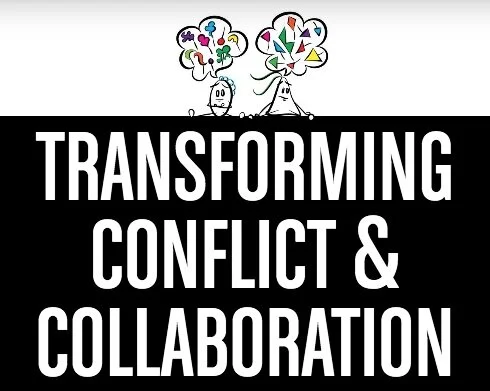 OUR BOOK Published in Spring 2019, Transforming Conflict and Collaboration is a text that introduces the mindset and foundational practices of dialogue facilitation. It is free to read in this virtual form.