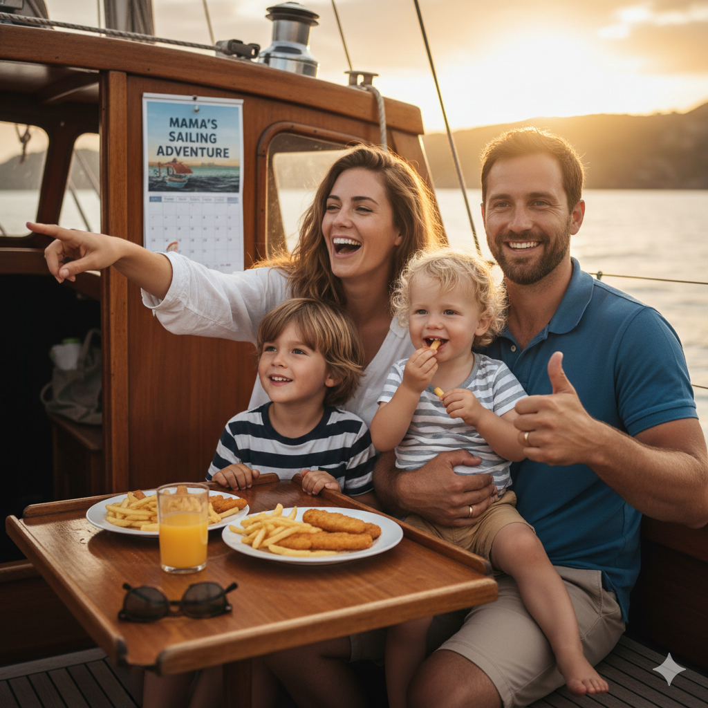 Ein Kapitän ist genug: Ein typisches Eltern-Dilemma 