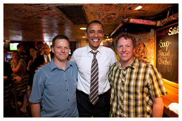 President Obama at The Sink