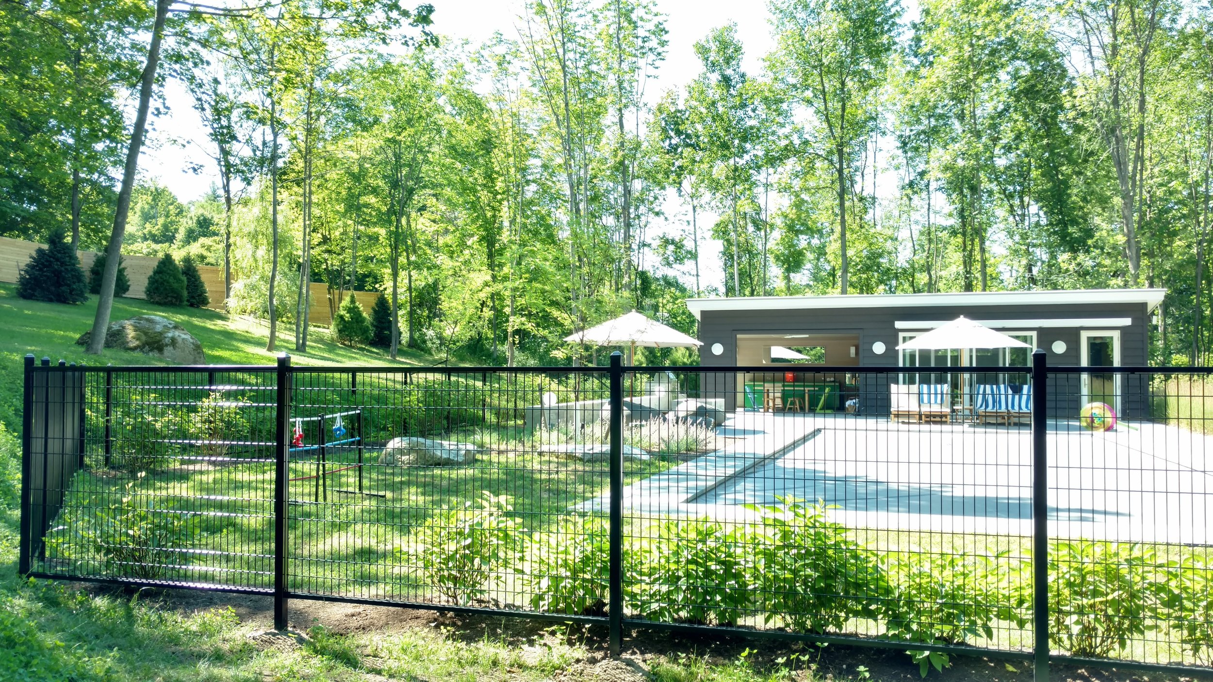 Wrought Iron Fence Pool Enclosure