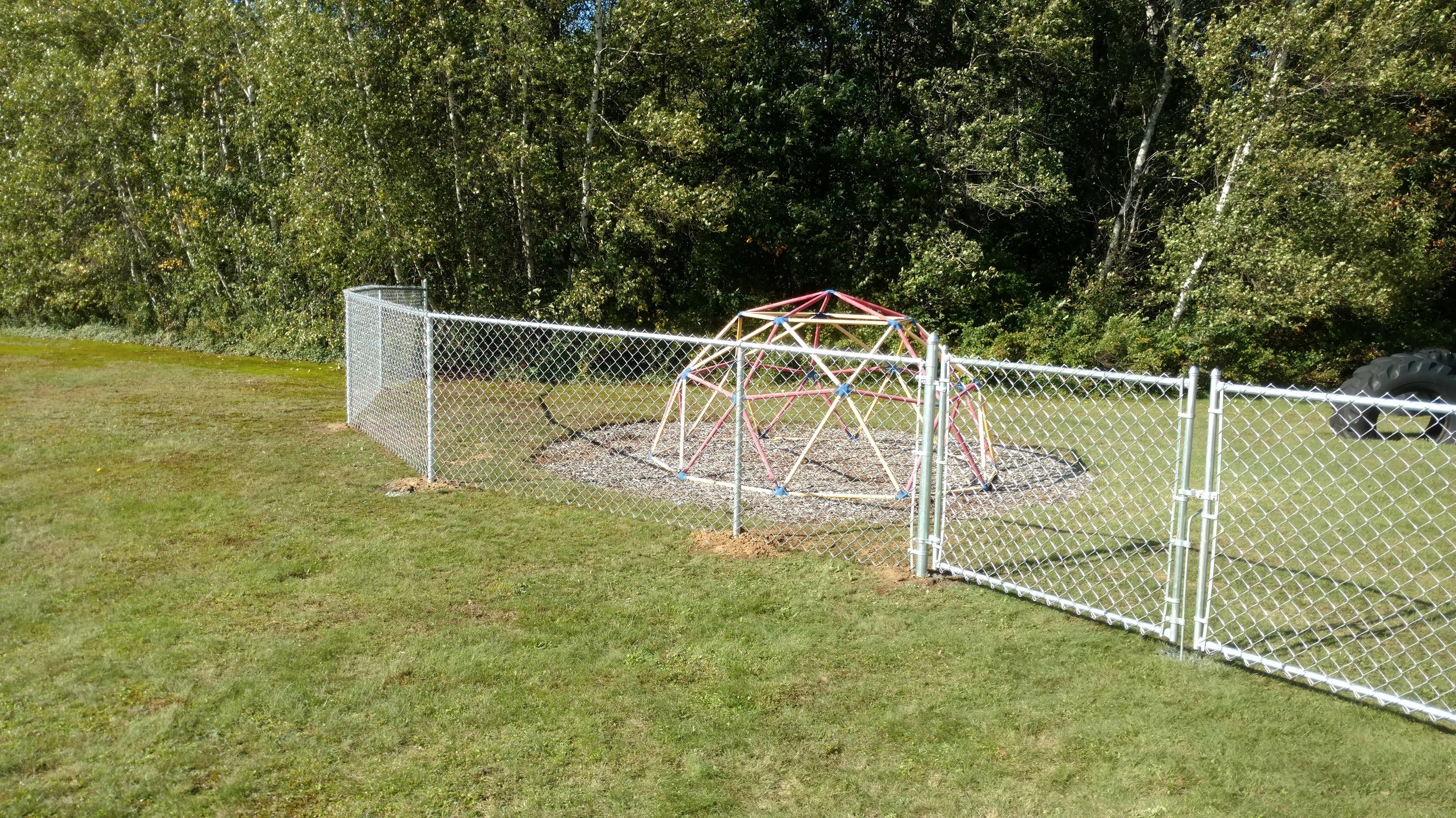 Chain Link Commercial Gate