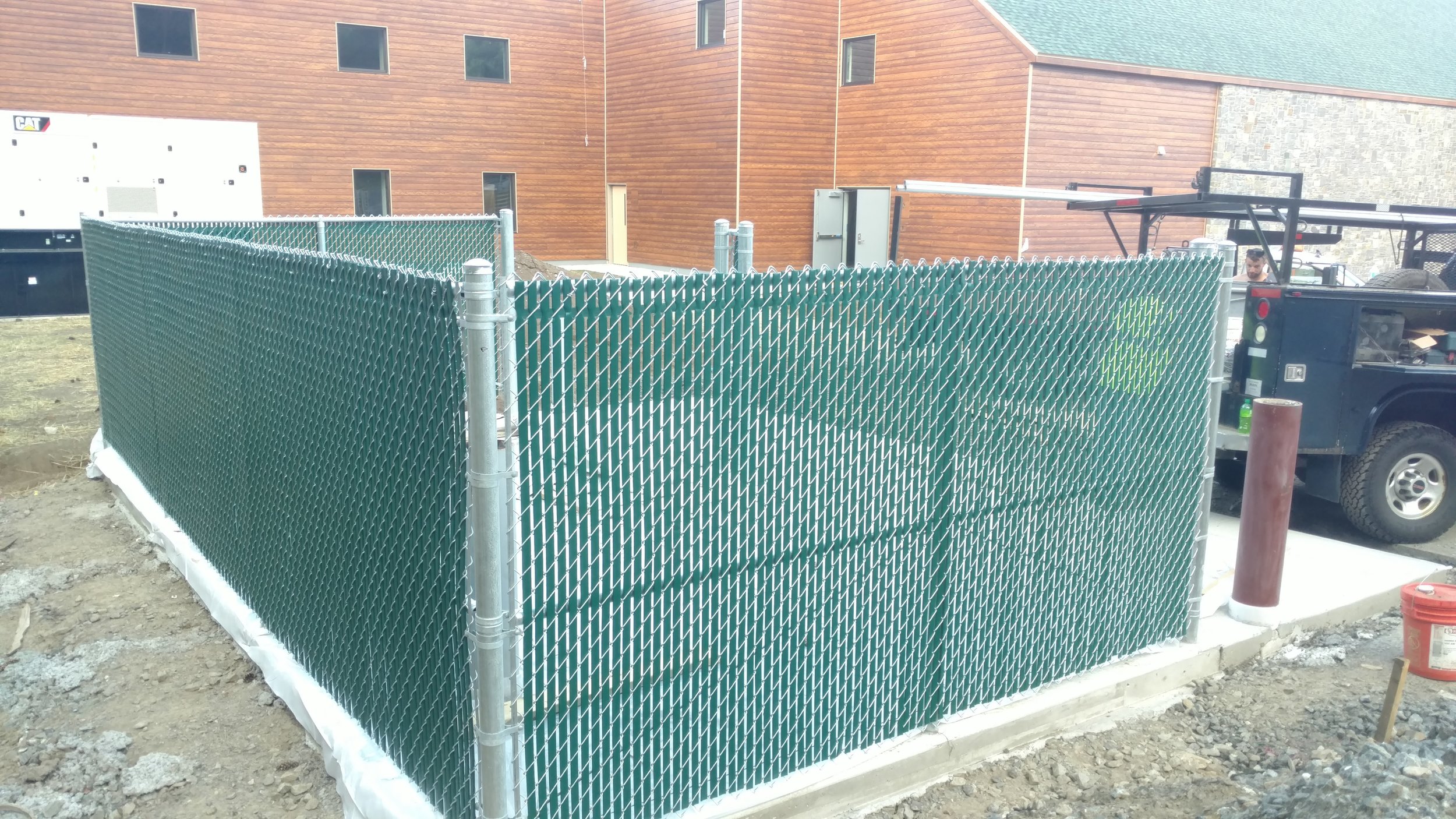 Chain Link Commercial Enclosure