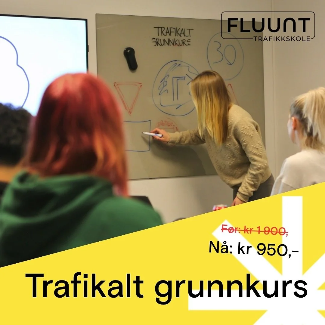 ‼️Det er begrenset antall plasser, med oppstart 3. november

F&oslash;rstemann til m&oslash;lla!🚗💨💨