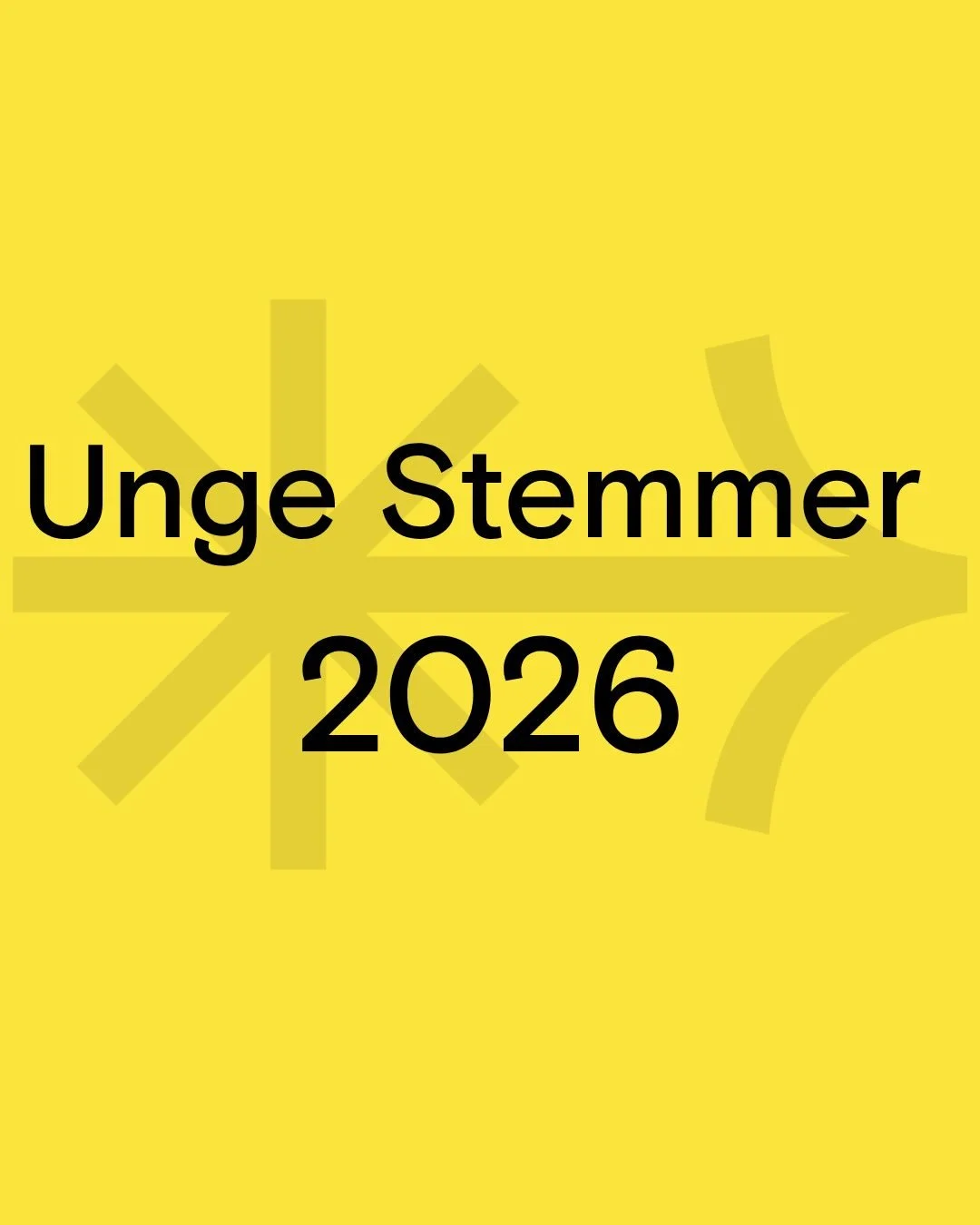 Unge Stemmer 2026!💛