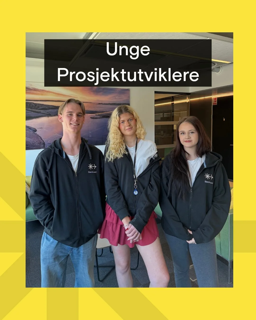 Unge prosjektutviklere i arbeid💛 #ungevoksneiarbeid #stiftelsenkaareberg #bufdir #klavenessstiftelsen