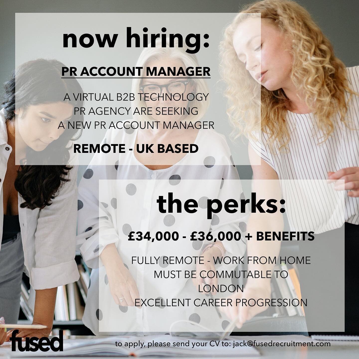 〰️ NEW PR OPPORTUNITY 〰️ 

Fully remote (UK based) PR Account Manager required.

The new PR Account Manager must have B2B Tech PR experience. Apply today!

#prjobs #techpr #prcareers #prlife #prweek #remotepr