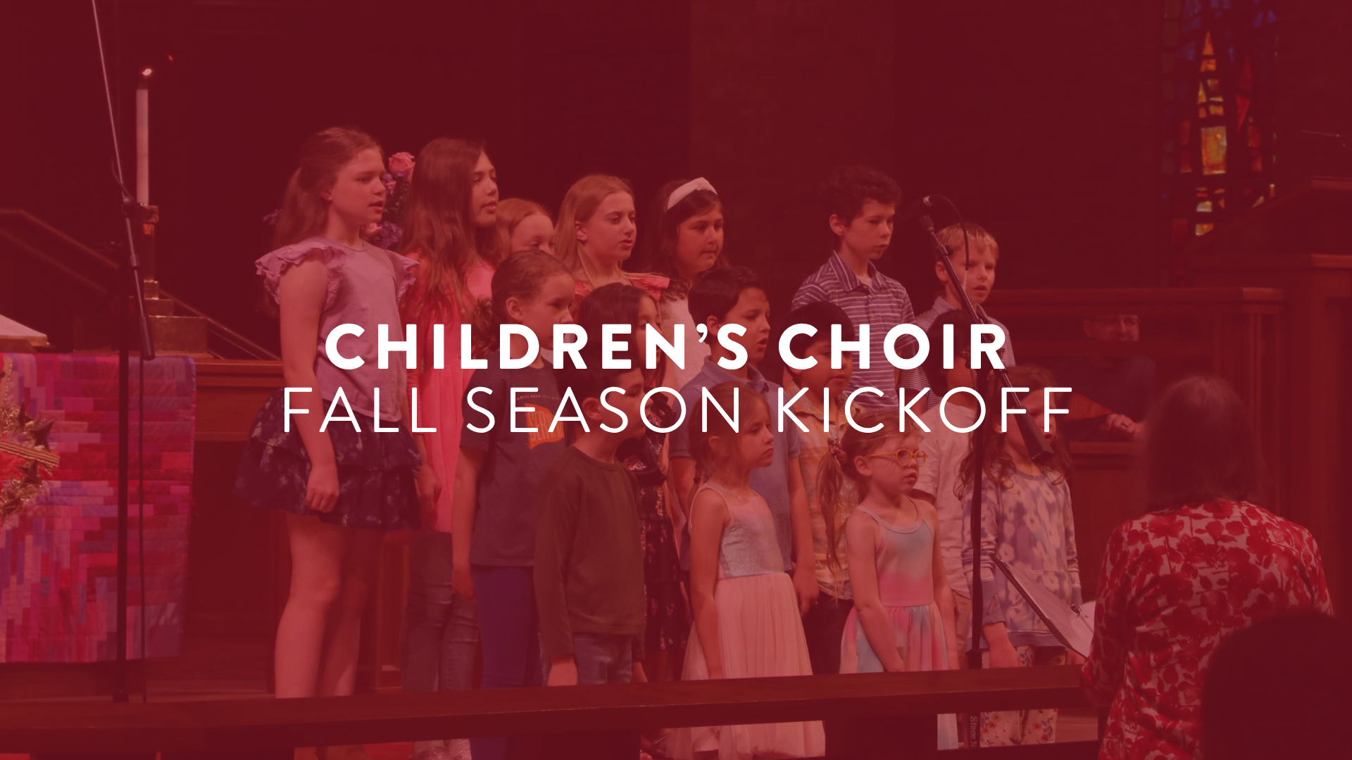 MDUMC Children's Choir Fall Kickoff