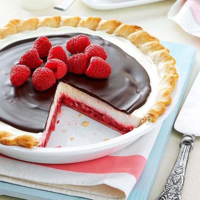 Chocolate Raspberry Pie Recipe!