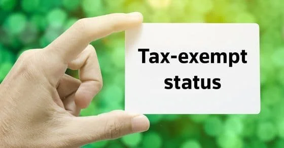 IMPORTANT TAX-EXEMPT STATUS UPDATE