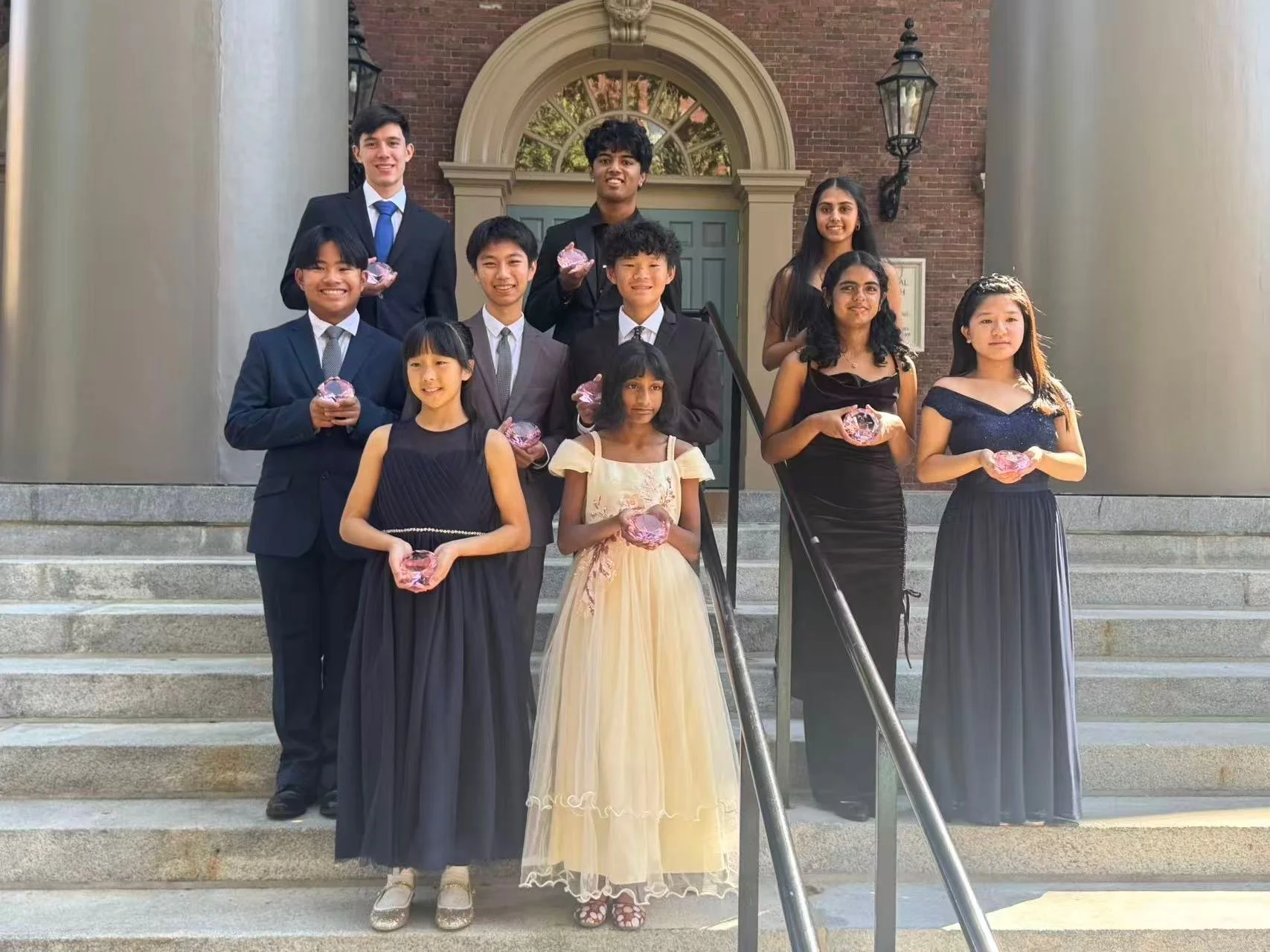 Harvard Recital 2025 with crystal trophies, all.jpeg