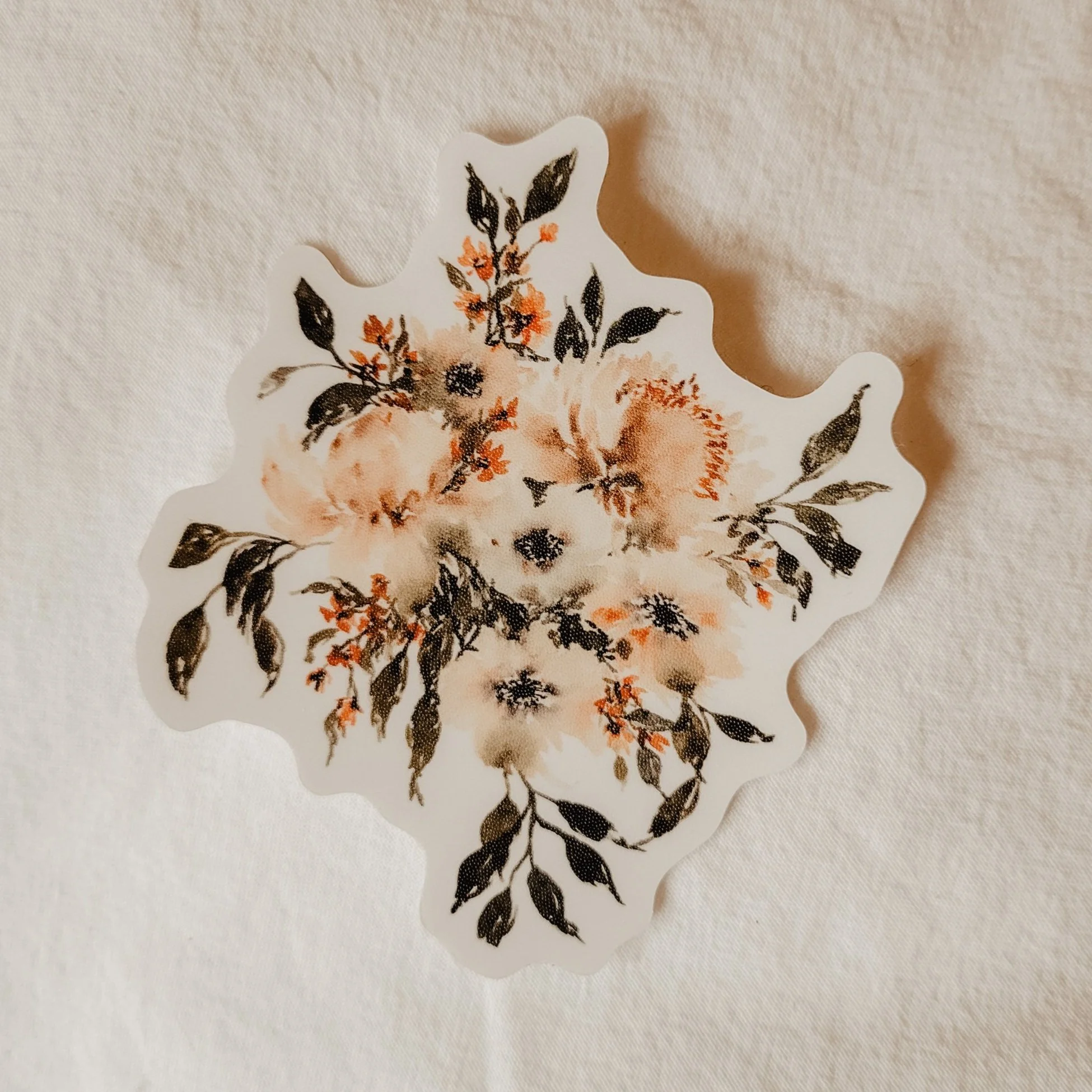 Boho Neutral Florals No. 1 | Vinyl Sticker