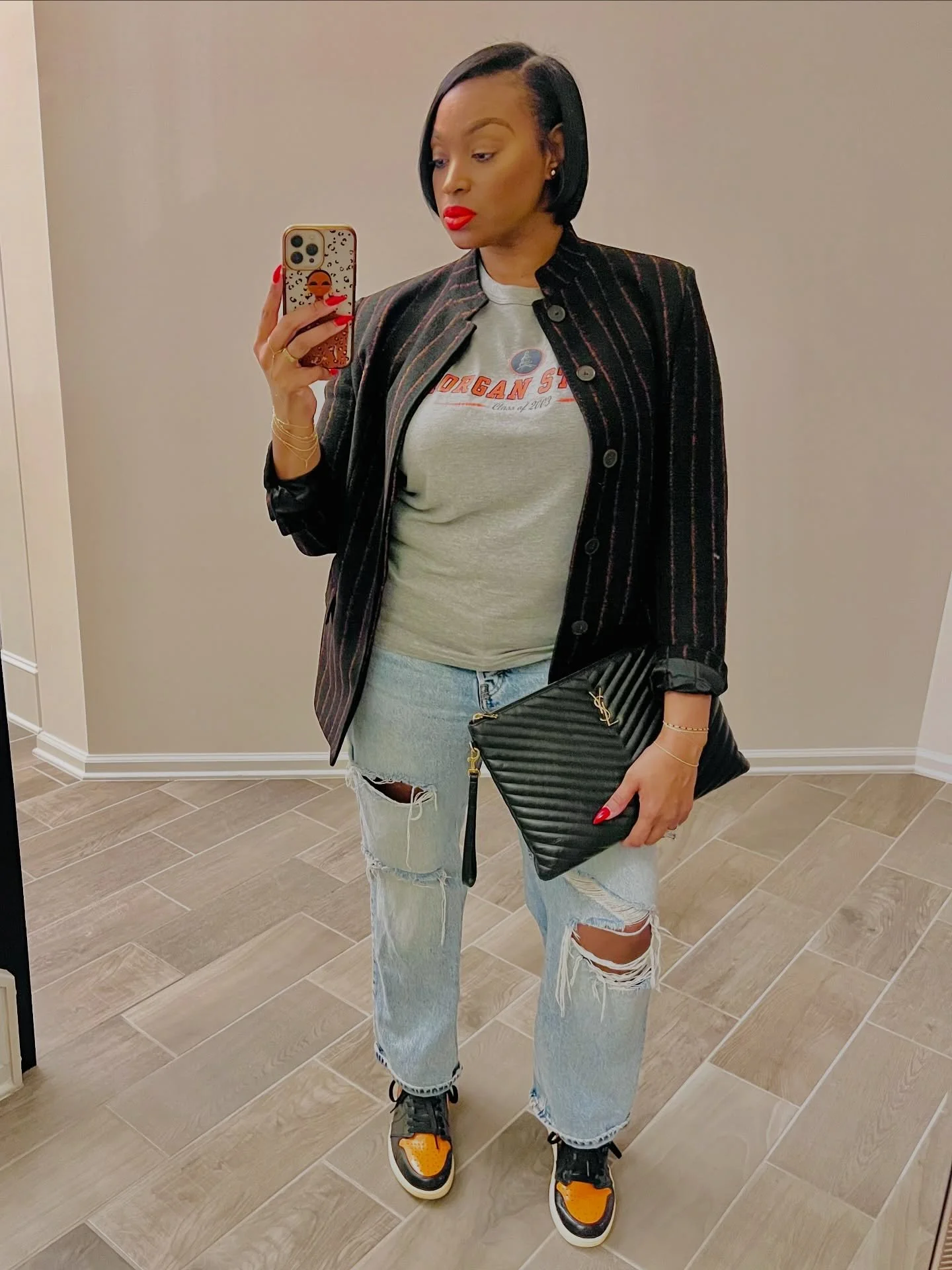Morgan State University class of &lsquo;03! 

✨🧡🐻💙✨
_
#thebourgeoisbetty💋 | #morganstateuniversity 
#morganstatehomecoming #MorganBridgeFest
#morganstatealumni #morganstatebears #hbcu 
#homecominglooks #fallstyle #flygirlFall
#dressWell #dineWell