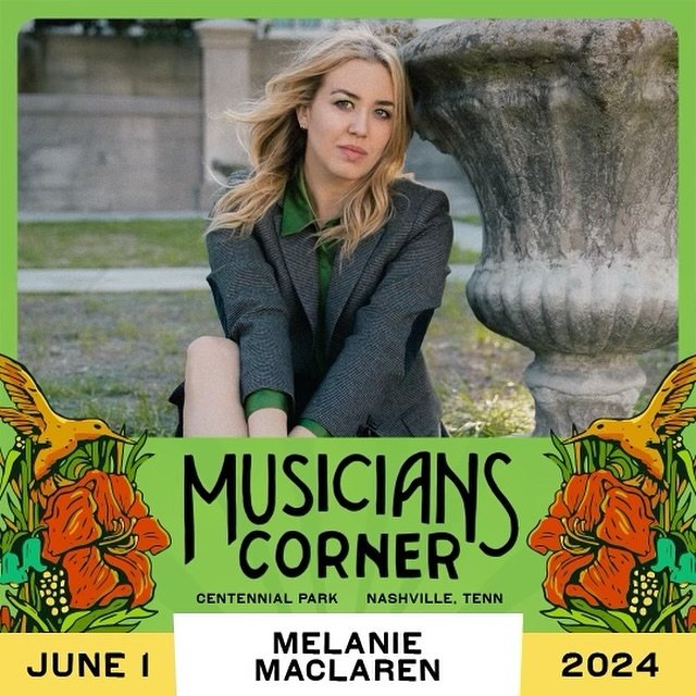 Stoked to be playing @muscornernash this year !!! see ya at the park June 1 🍃🧺🪲🐜🍏🏛️