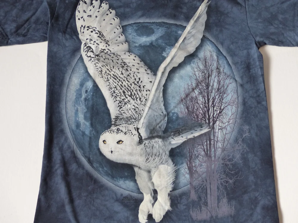 Snowy Owl Moon' T-Shirt from The Mountain — The Scottish Owl Shop