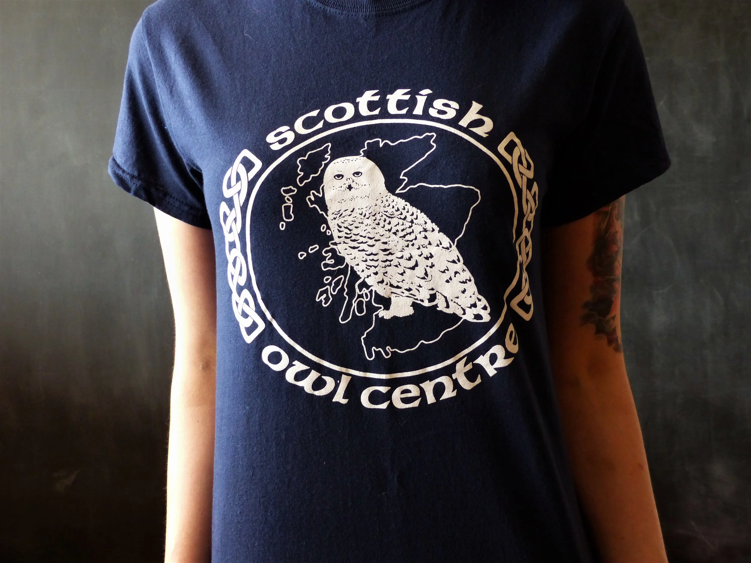 The Scottish Owl Centre Logo T-Shirt (adult sizes)