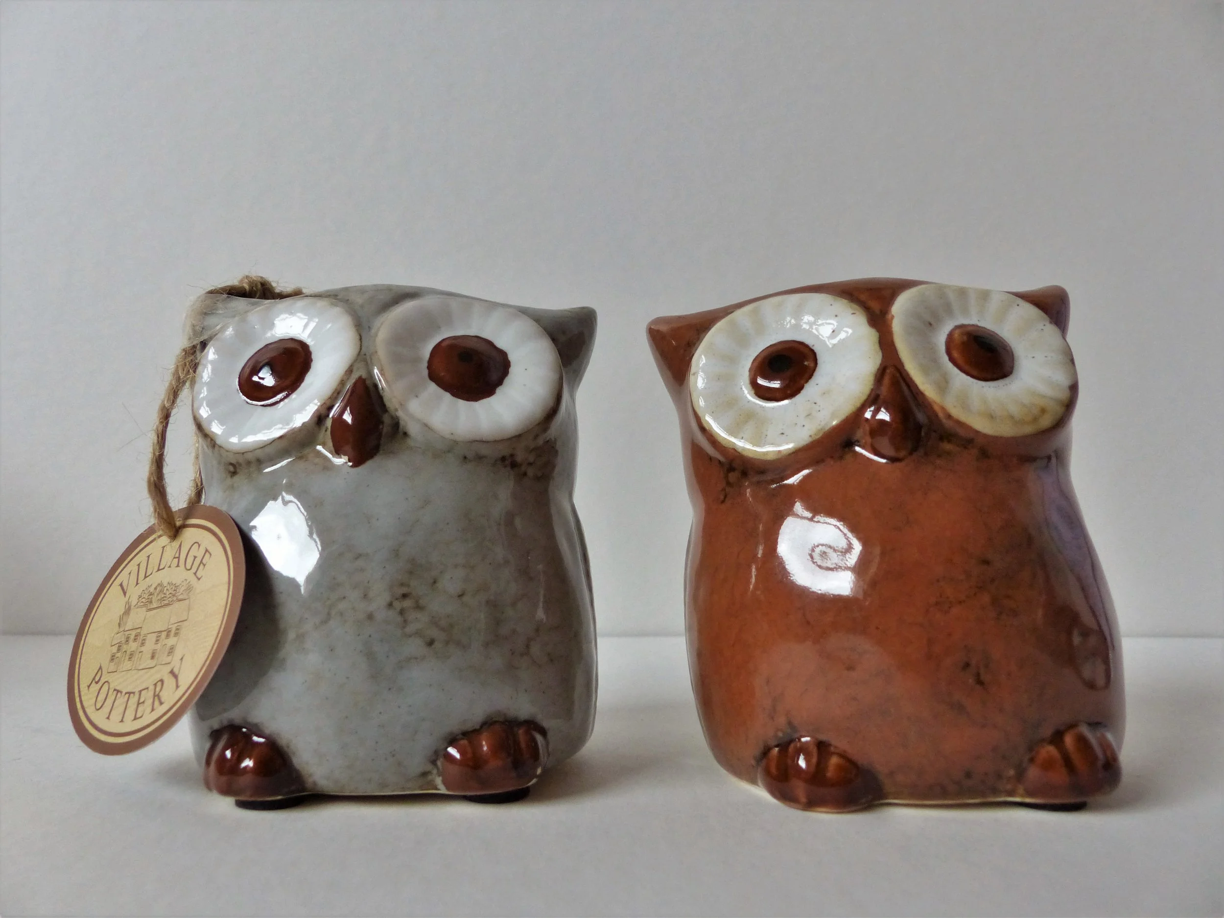 Village Pottery Owl Planter (small)