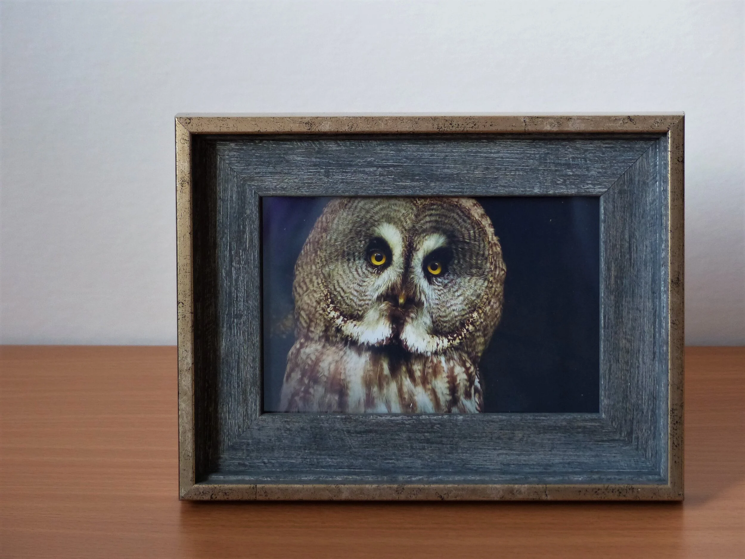 Rustic Wood &amp; Metal Effect Frame (6x4'' No Mount)
