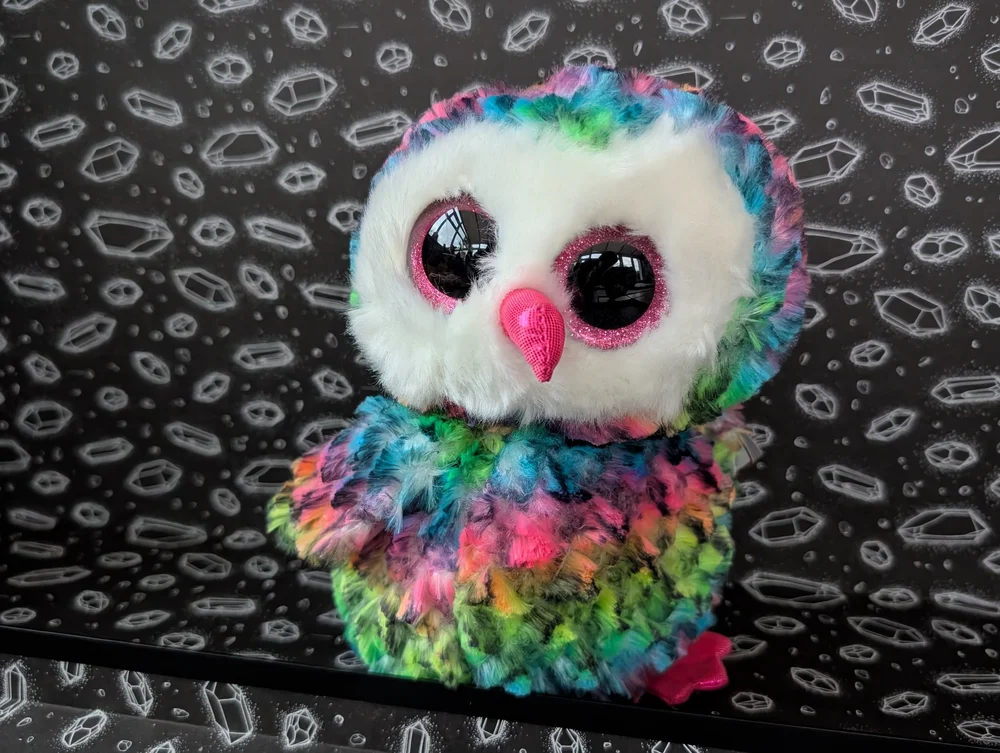 Stuffed Owen Ty Beanie Boo Squish Owen Owl Beanie Boo Owen Owl