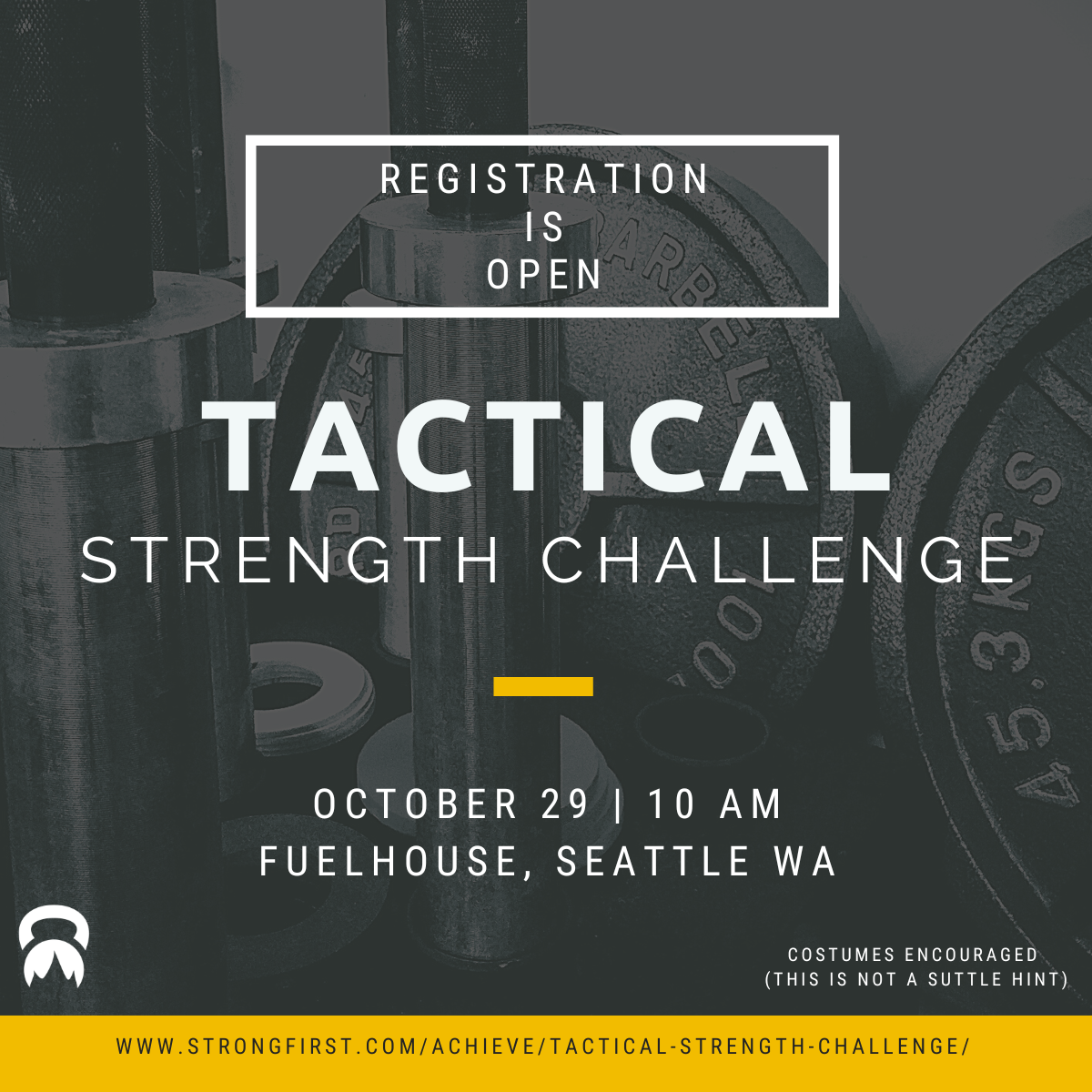 Tactical Strength Challenge at FH- registration is open!
