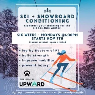 Ski + Snowboard Conditioning Class begins November 7th!