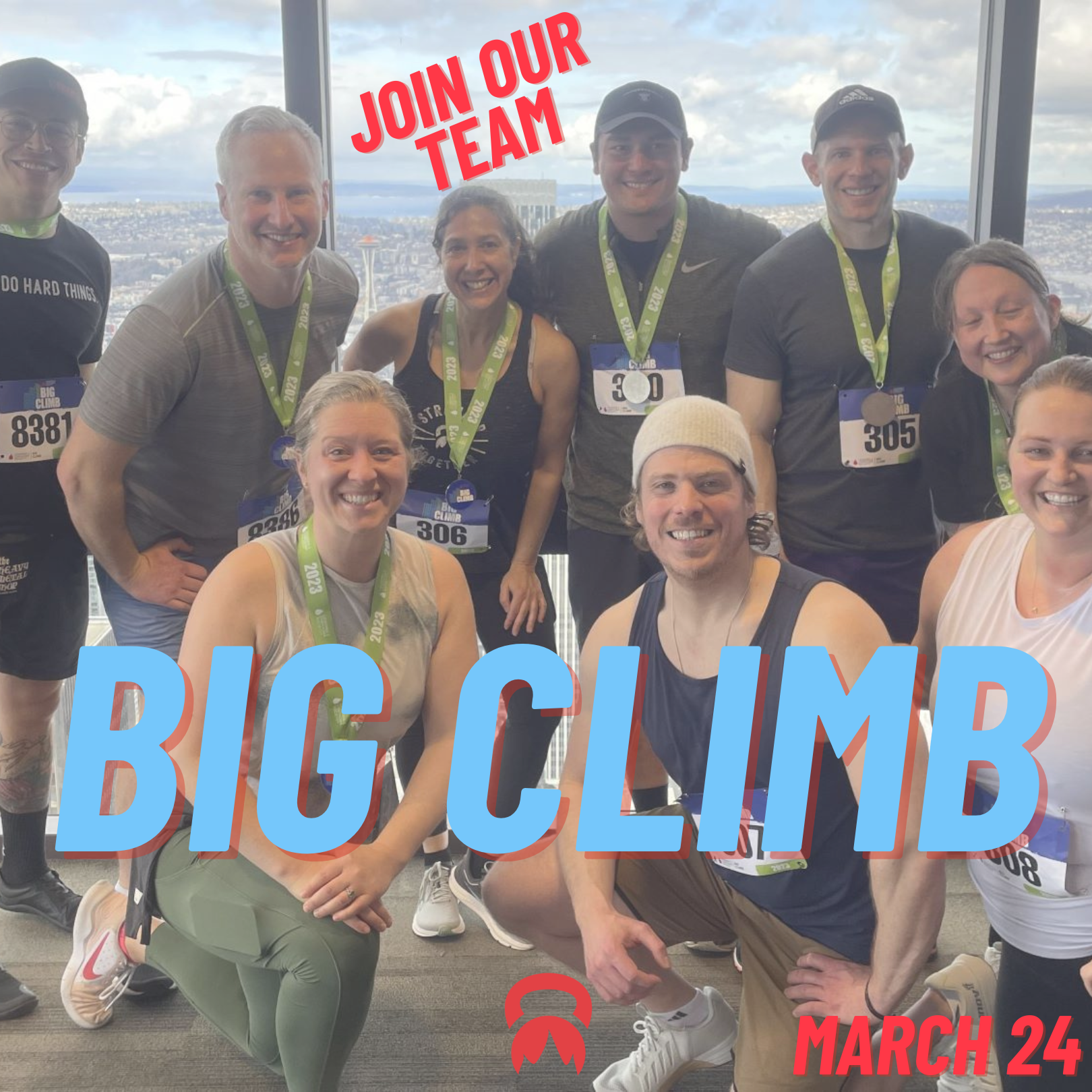 Climb the Columbia Tower with our Team: March 24, 2024!