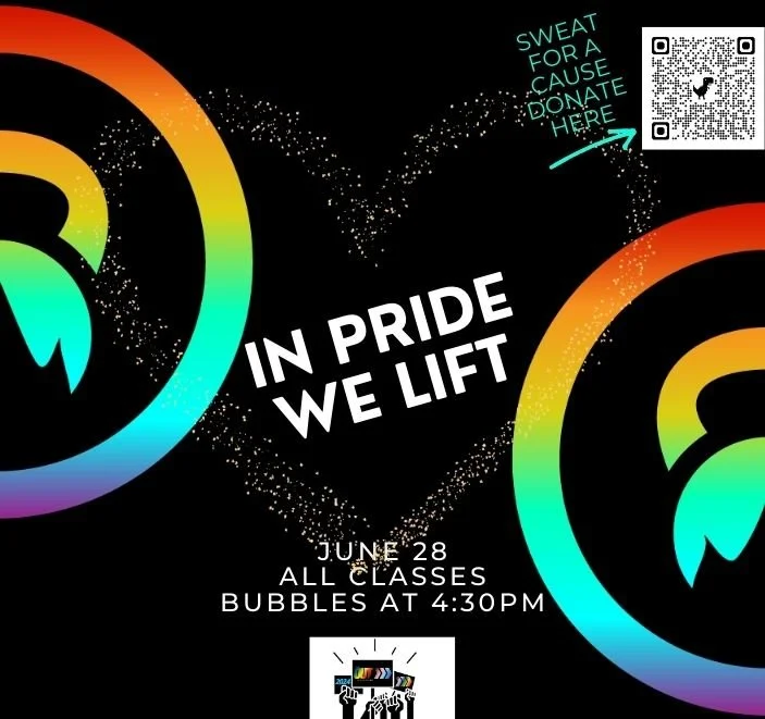 🌈LIFT WITH PRIDE, Friday, June 28th at FUELhouse🌈