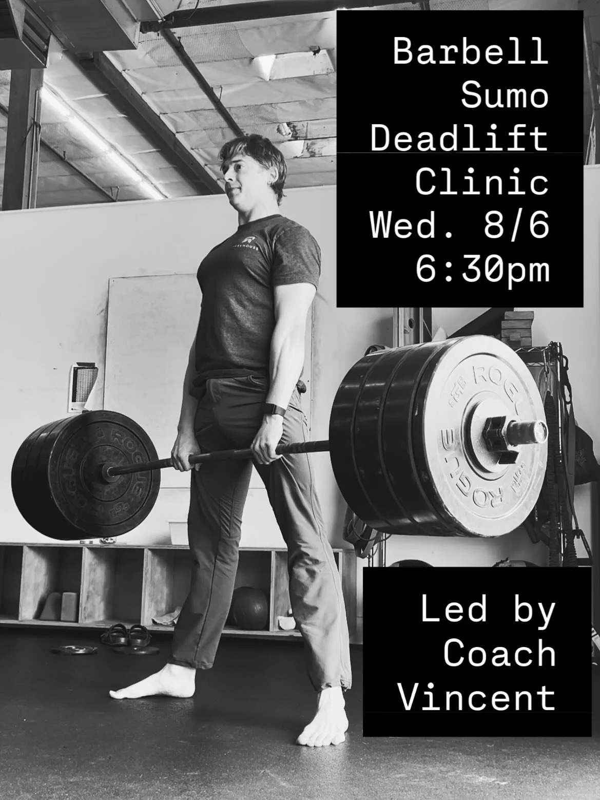 FH Members! Join us tonight after classes at 6:30pm to learn all about the barbell sumo deadlift! 

All we have to say is: don&rsquo;t knock it till you try it and tonight is your chance to try it out! 

Learn from a StrongFirst Elite coach, Vincent!