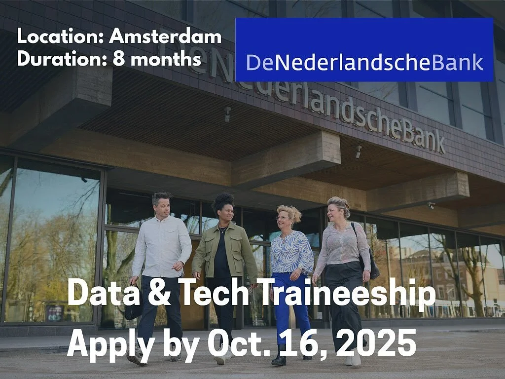Deze bijeenkomst is bedoeld als ori&euml;ntatiemoment v&oacute;&oacute;r de offici&euml;le aanmeldperiode start. Er zijn beperkte plekken beschikbaar, en inschrijven kan tot 2 oktober &mdash; dus als je interesse hebt in het traineeship is dit h&eacu