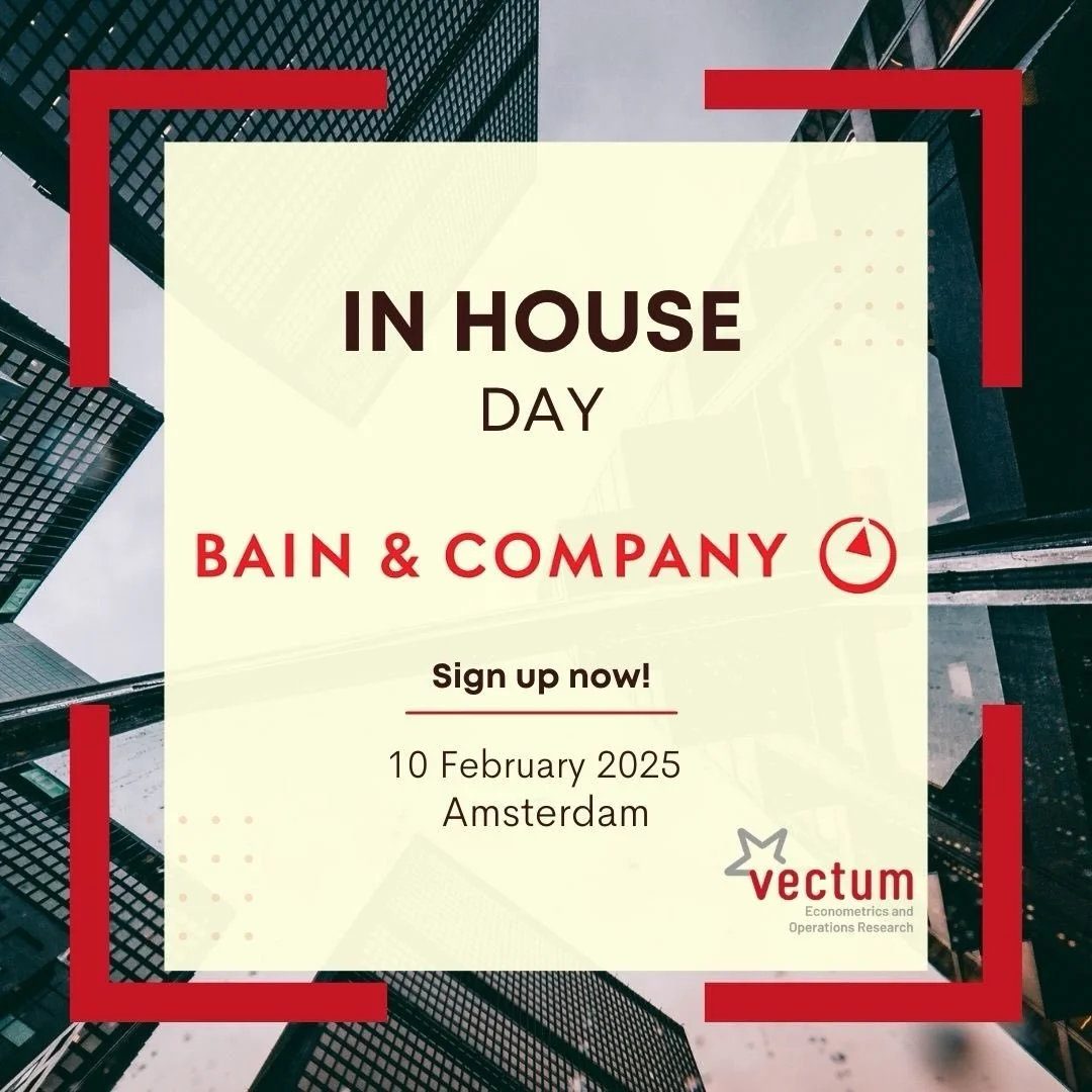 🎉 Start the year with an exclusive opportunity!

Join us for an in-house day at Bain &amp; Company in Amsterdam on Monday, 10 February. Dive into strategy consulting with case workshops, group problem-solving, and insights straight from Bain consult