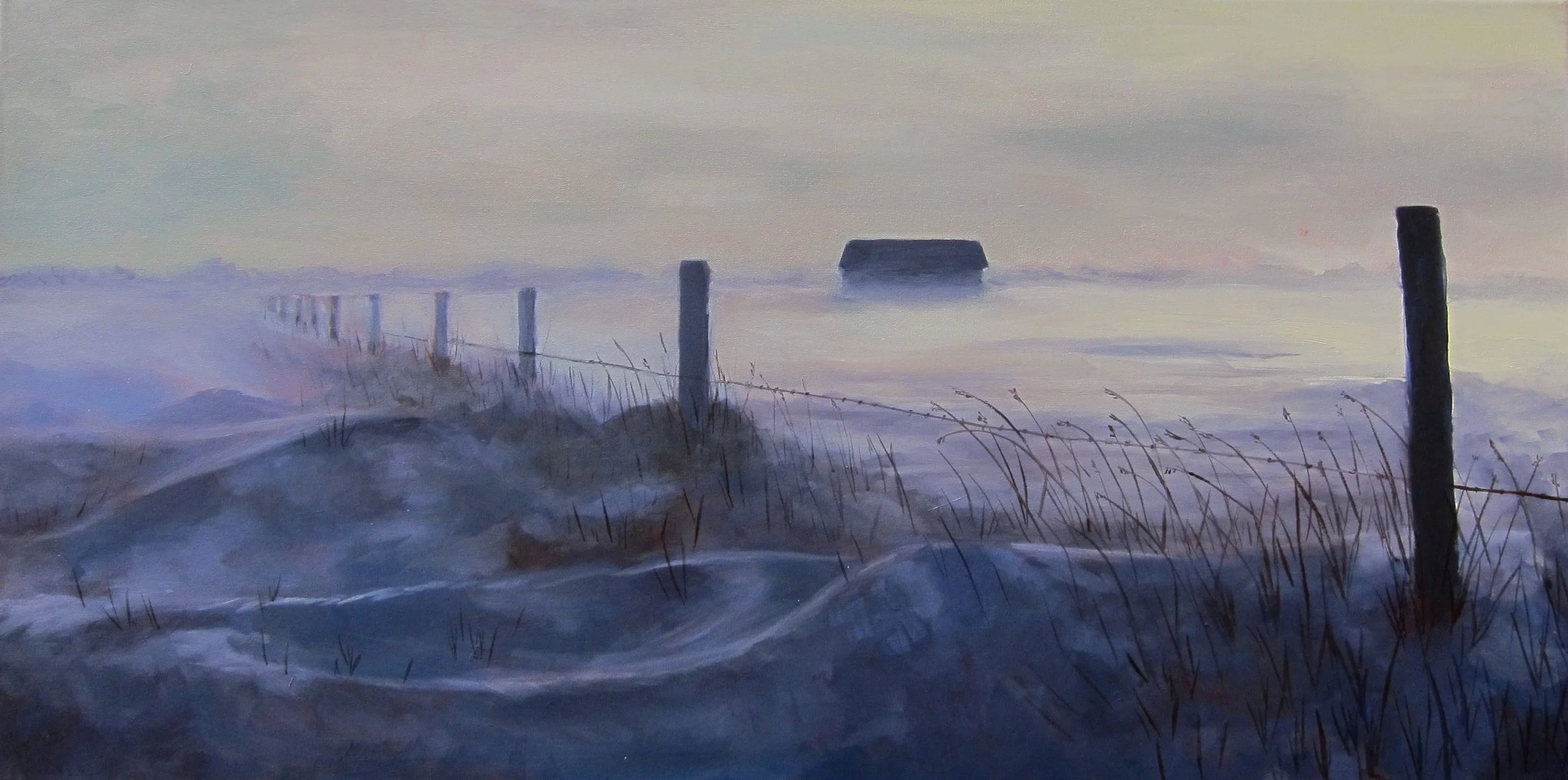 WINTER FIELD 20” x 30” - SOLD