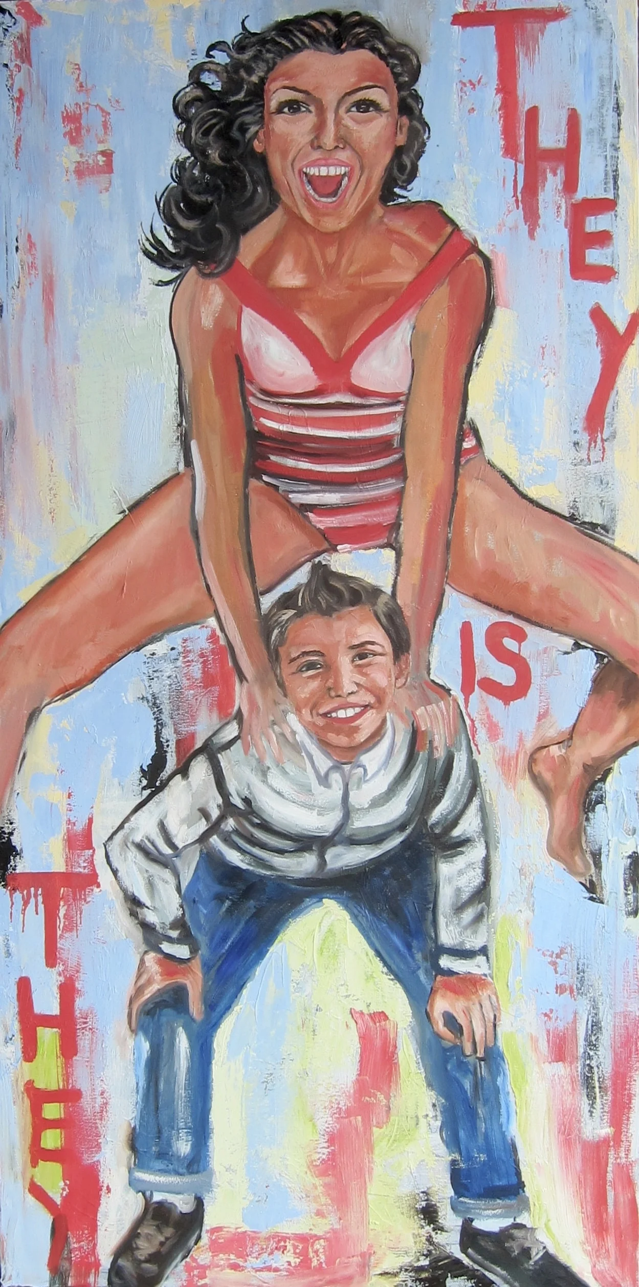 LEAP FROG 30” X 60” - AVAILABLE