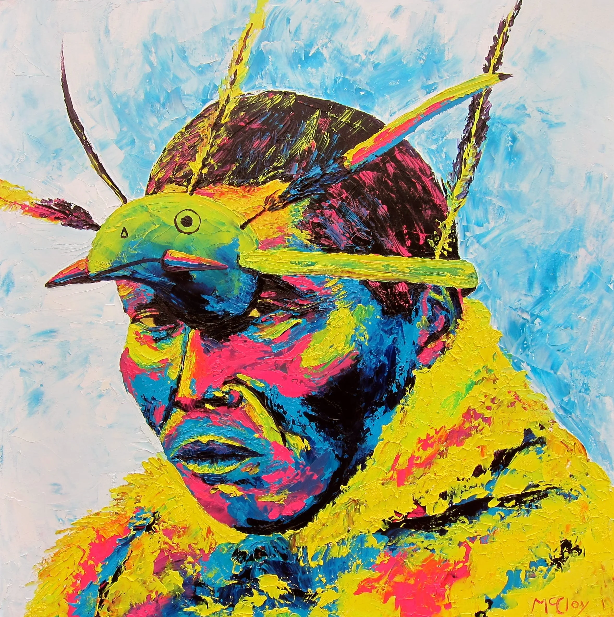 EAGLE HEADPIECE 36” x 36” - AVAILABLE