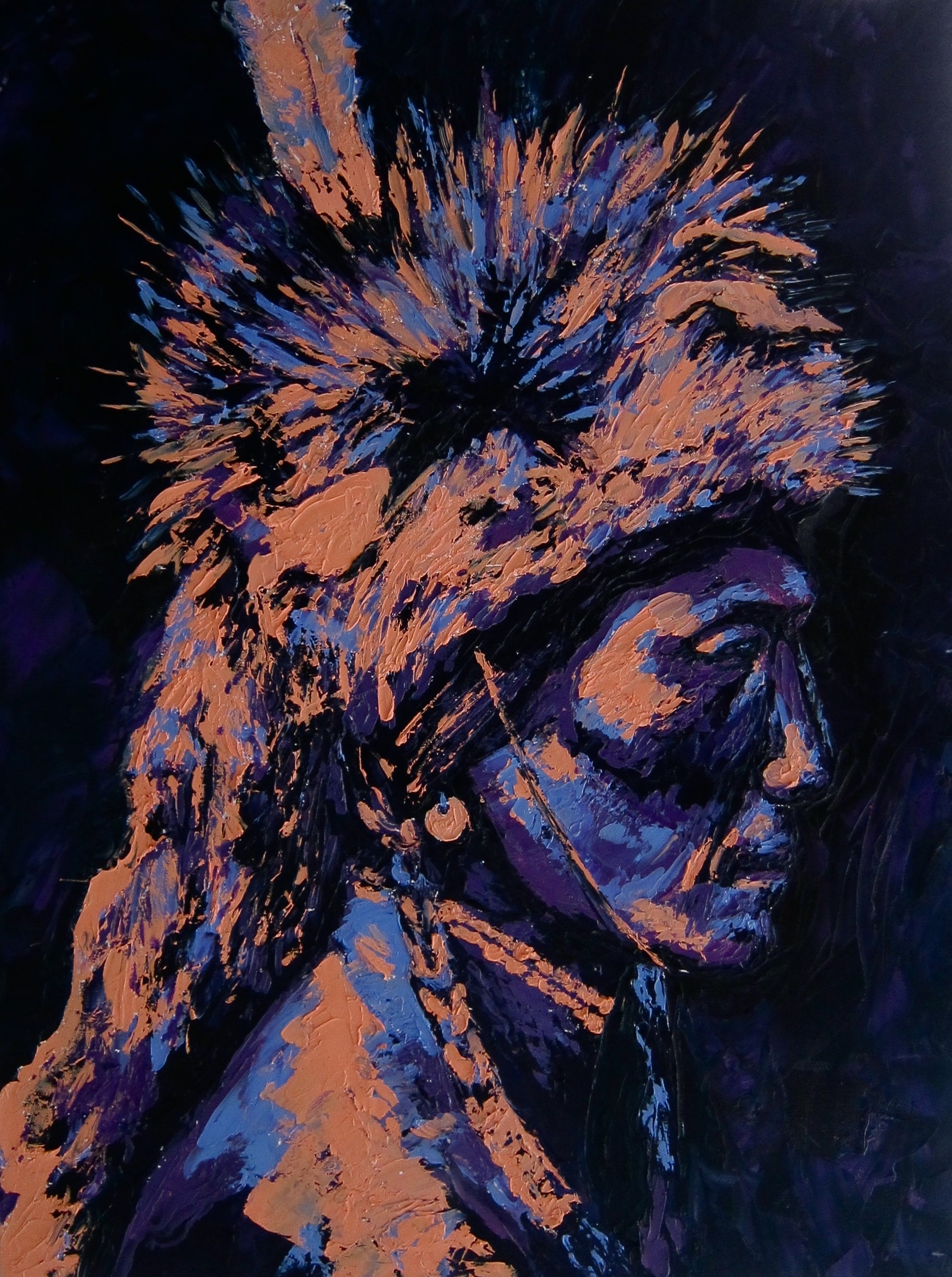 PEIGAN HUNTER 30” x 40” - SOLD