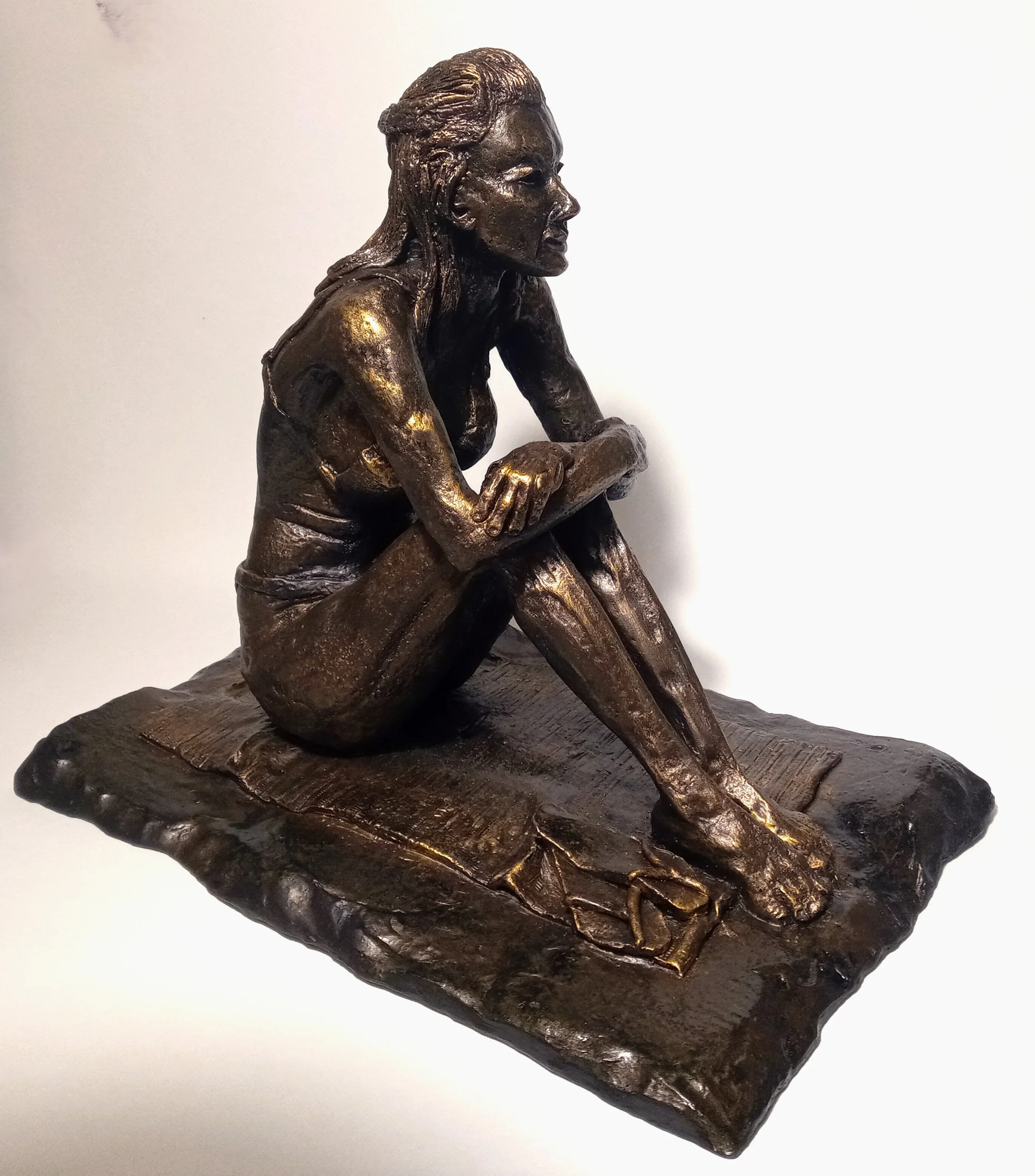 Ocean View Zen (Cold Cast Bronze Resin)