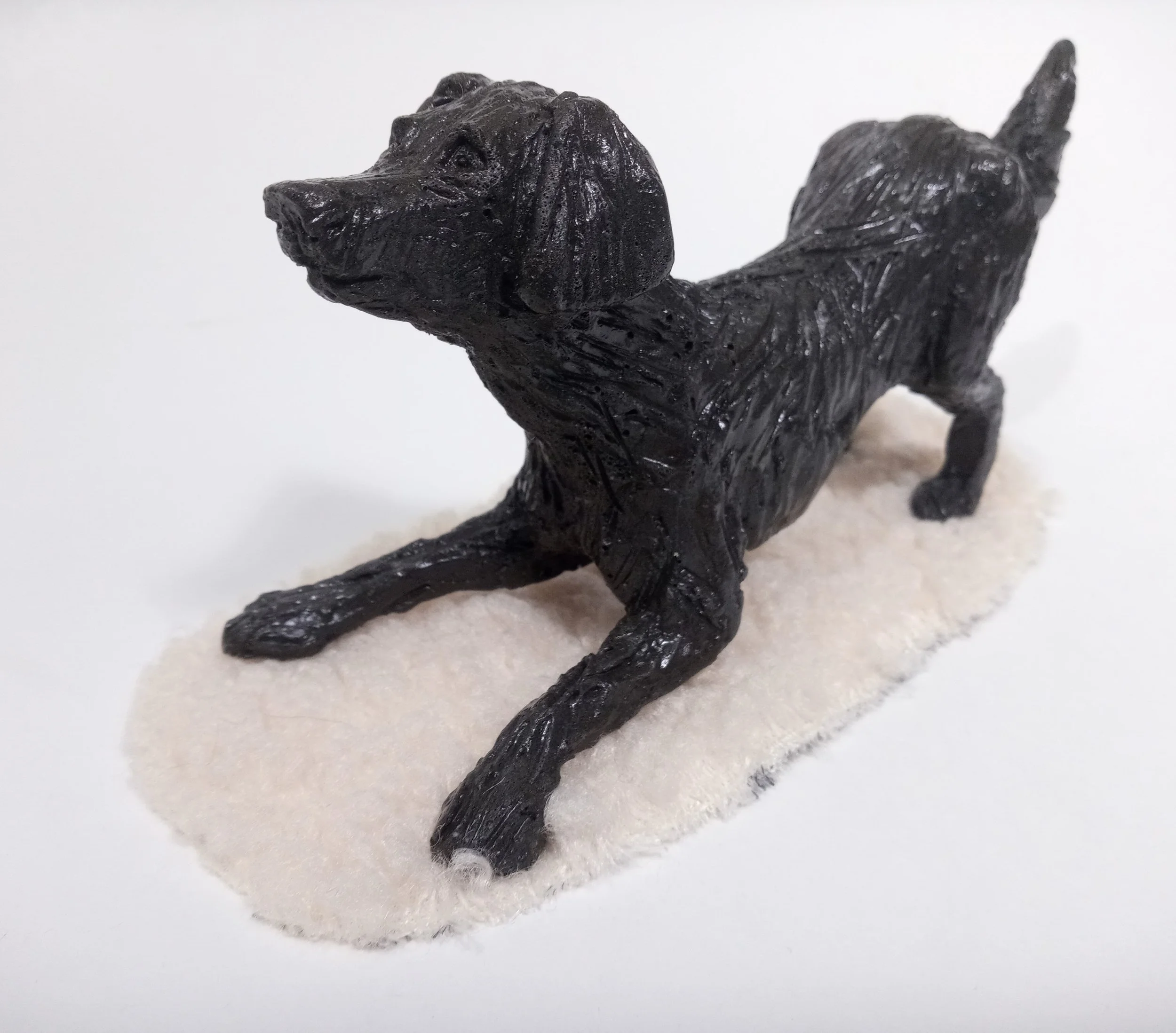 Wanna Play? (Cold Cast Silver/Nickel Resin)