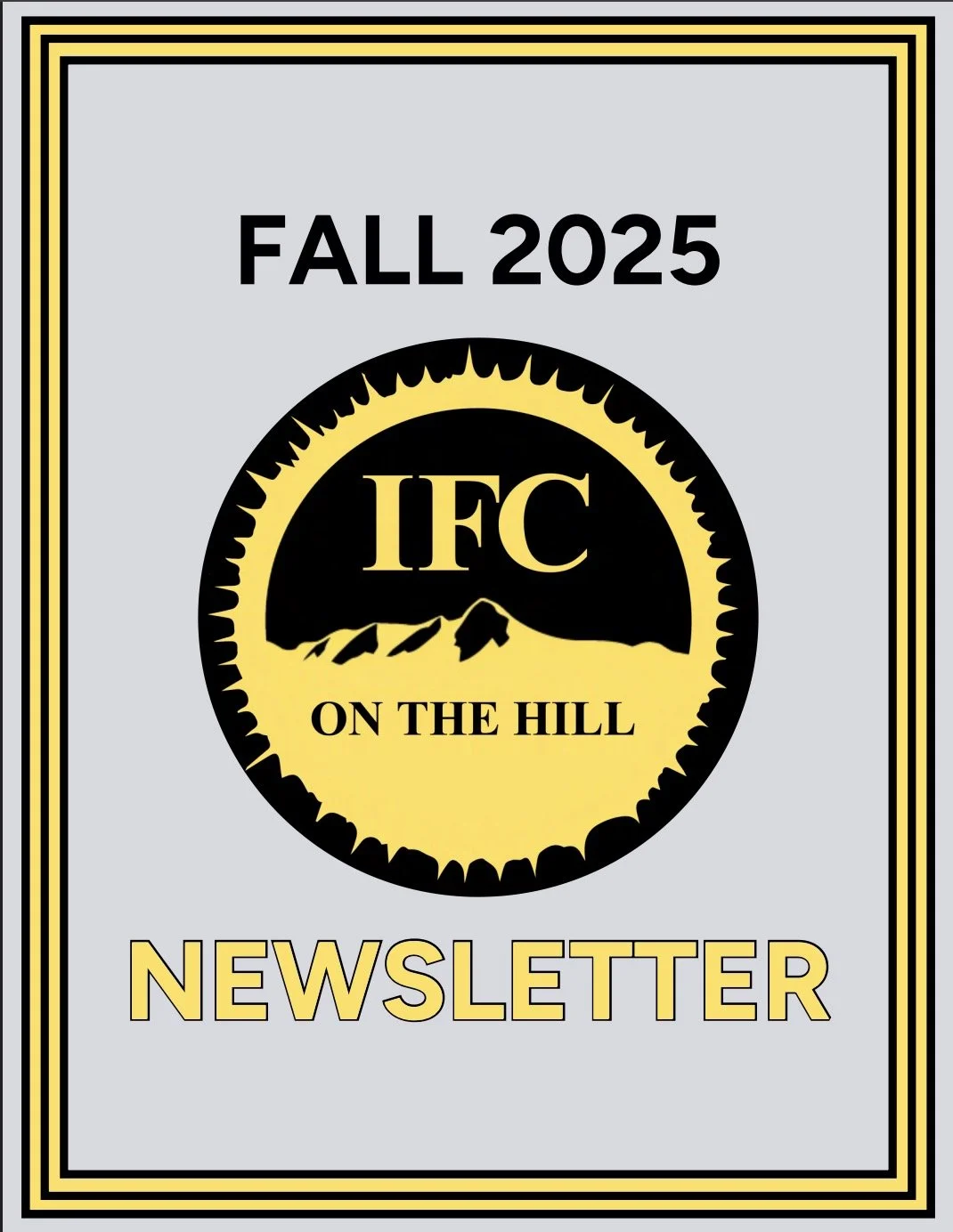 IFC On The Hill Newsletter Fall 2025 