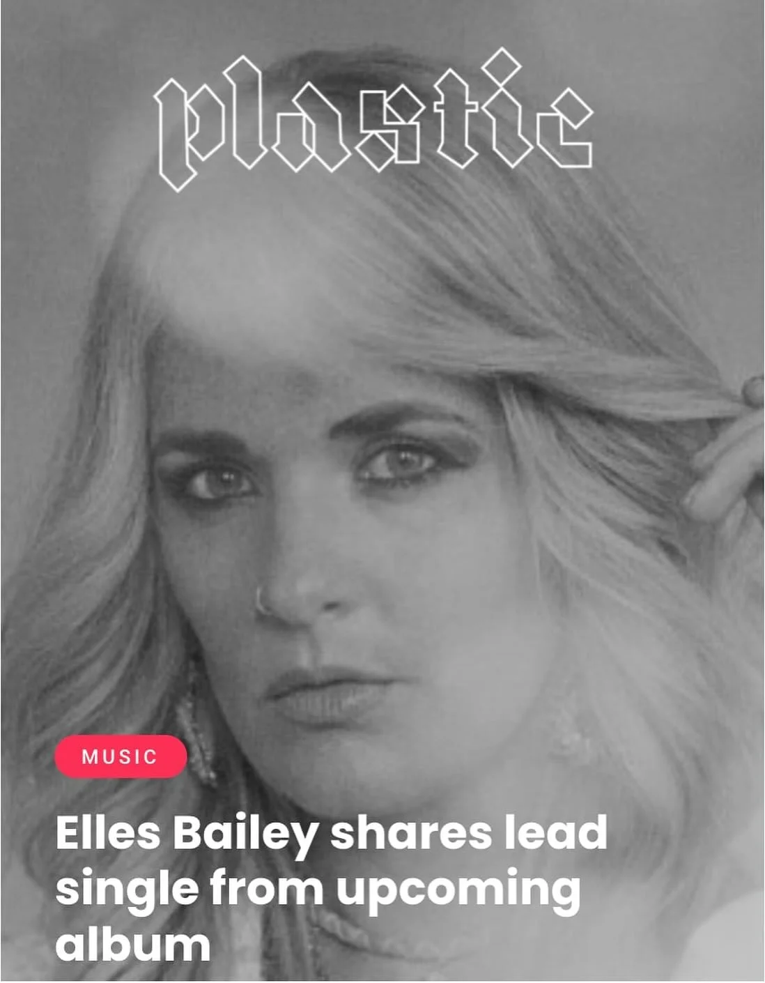 &ldquo;Elles Bailey stands as a beacon of modern roots music &mdash; an artist whose grit, grace &amp; unshakeable authenticity have redefined what it means to be truly independent&rdquo; 🎶 

Thank you for the kind words @plasticmgzn ❣️&rdquo;Growin
