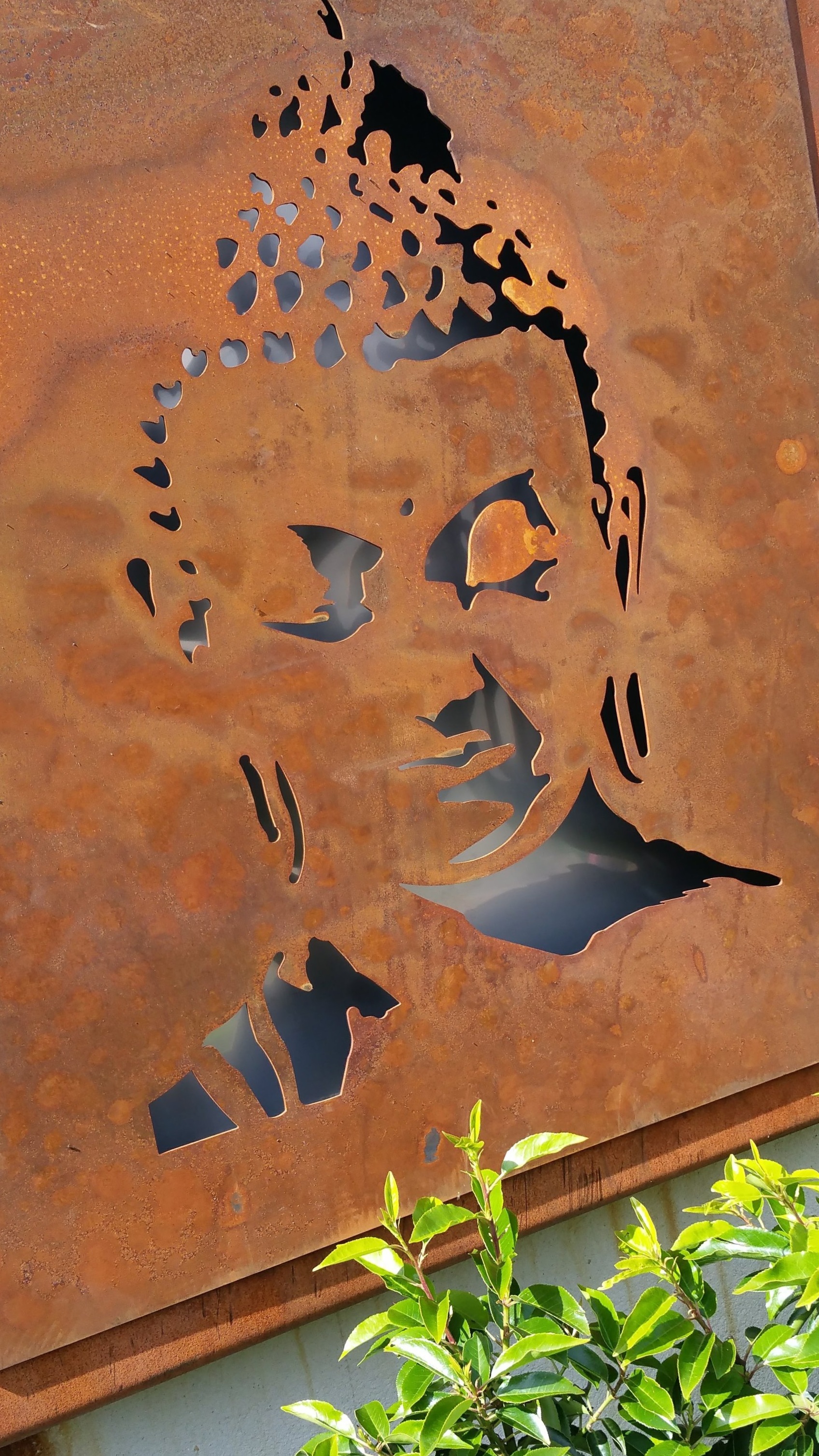Buddha Stencil (Weathered)