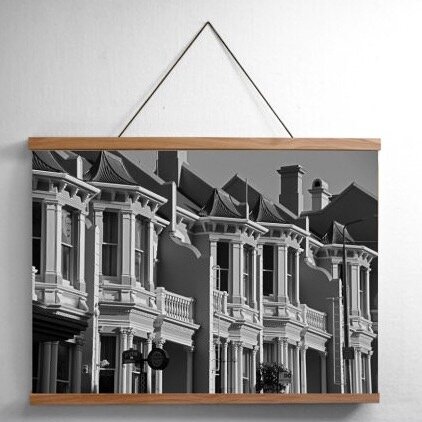 This is not just a beautiful, handcrafted poster hanger, it's an art-rail! New to Dunedin Online, @artrailnewzealand work with a master joiner here in Dunedin to produce their art-rails out of recycled rimu. They've made it simple to showcase your fa