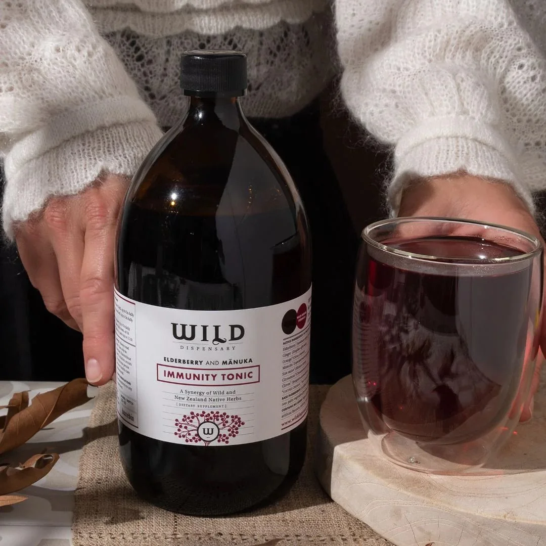 Late winter bugs hitting the whānau hard? 🥶 Boost your defences with locally made, nature-powered tonics from @wilddispensary 🌱

&bull; Immunity Tonic - elderberry + mānuka combo to build your shield daily.
&bull; Vira Defence Elixir - thyme &amp; 