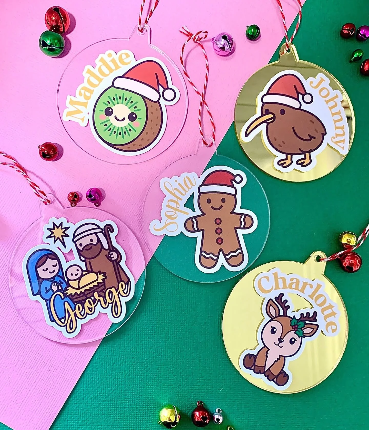 🎉 MELROSE PAPER 🎂 Has anyone else noticed how fast Christmas is coming around? *Help* 😅 Don&rsquo;t stress though - @melrosepaper.nz has just released these beautiful custom Christmas baubles! Visit Mel&rsquo;s facebook or instagram, or shop at ww