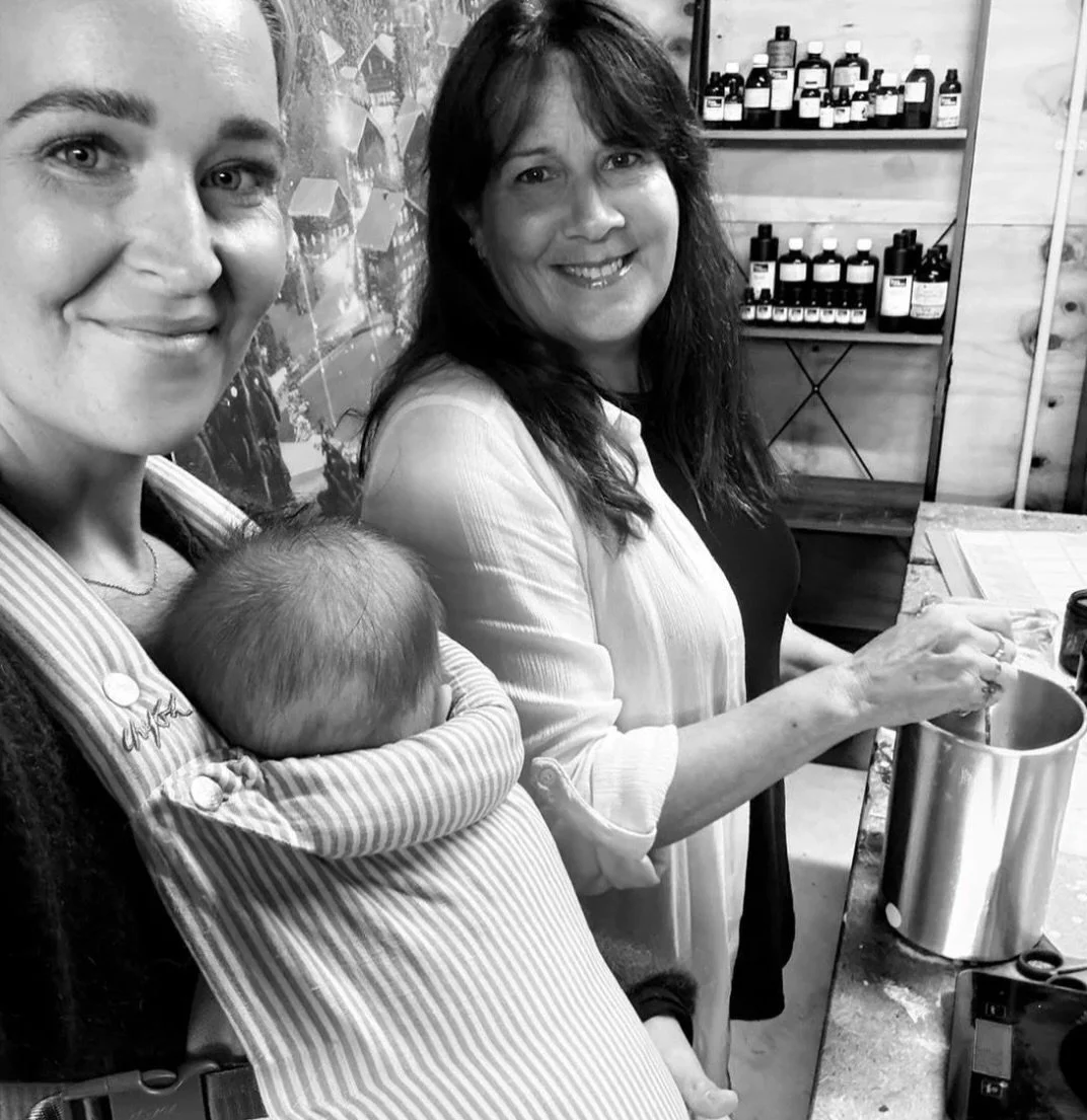@kindlycandlesnz has a new whānau! Meet Olivia and Jackie! Under Marisa&rsquo;s mentorship, Liv and Jackie have learned not only the craft of candle making, but the care, intention, and attention to detail that make Kindly so special. All the best wi