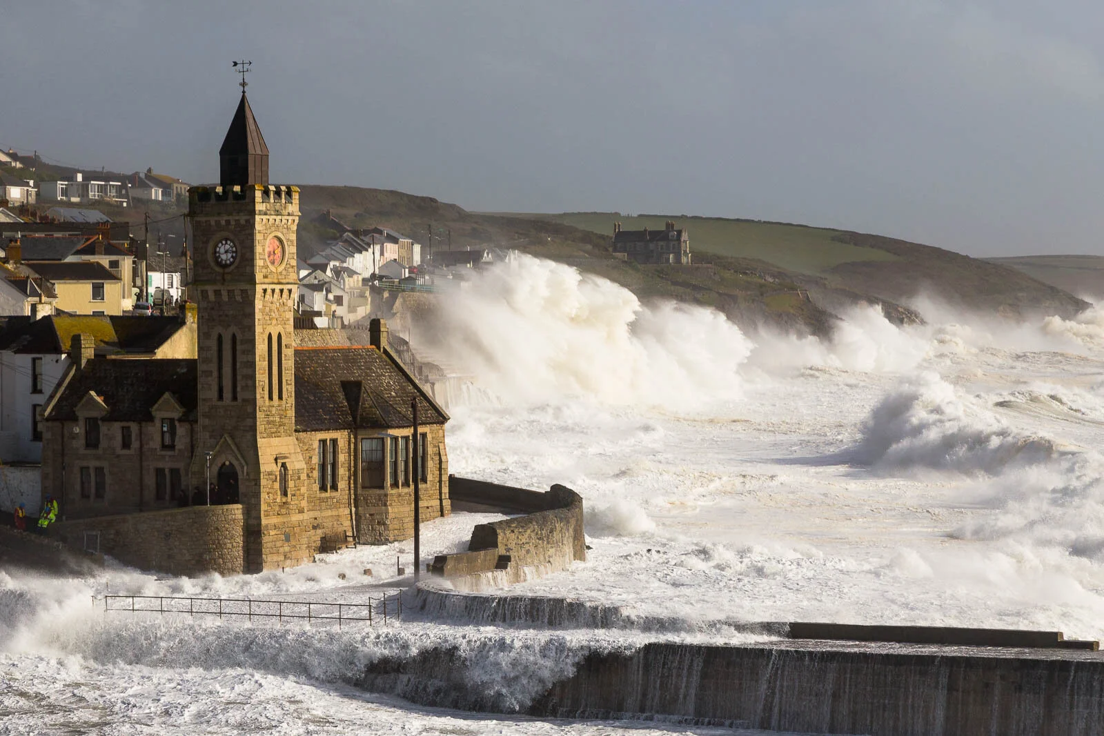 Portheven - Storm Ophelia - Philip Edwards Photography.jpg