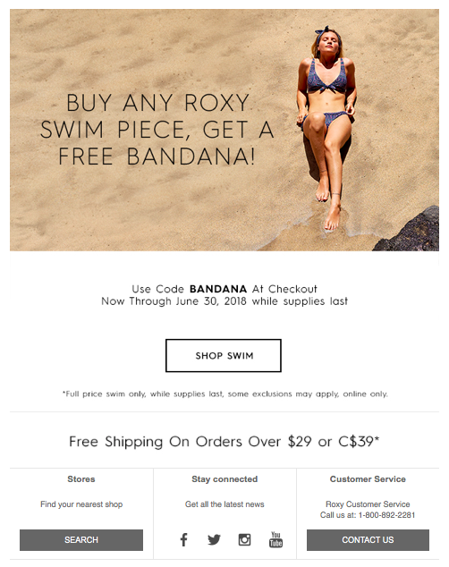 ROXY Product Launch Online Promo