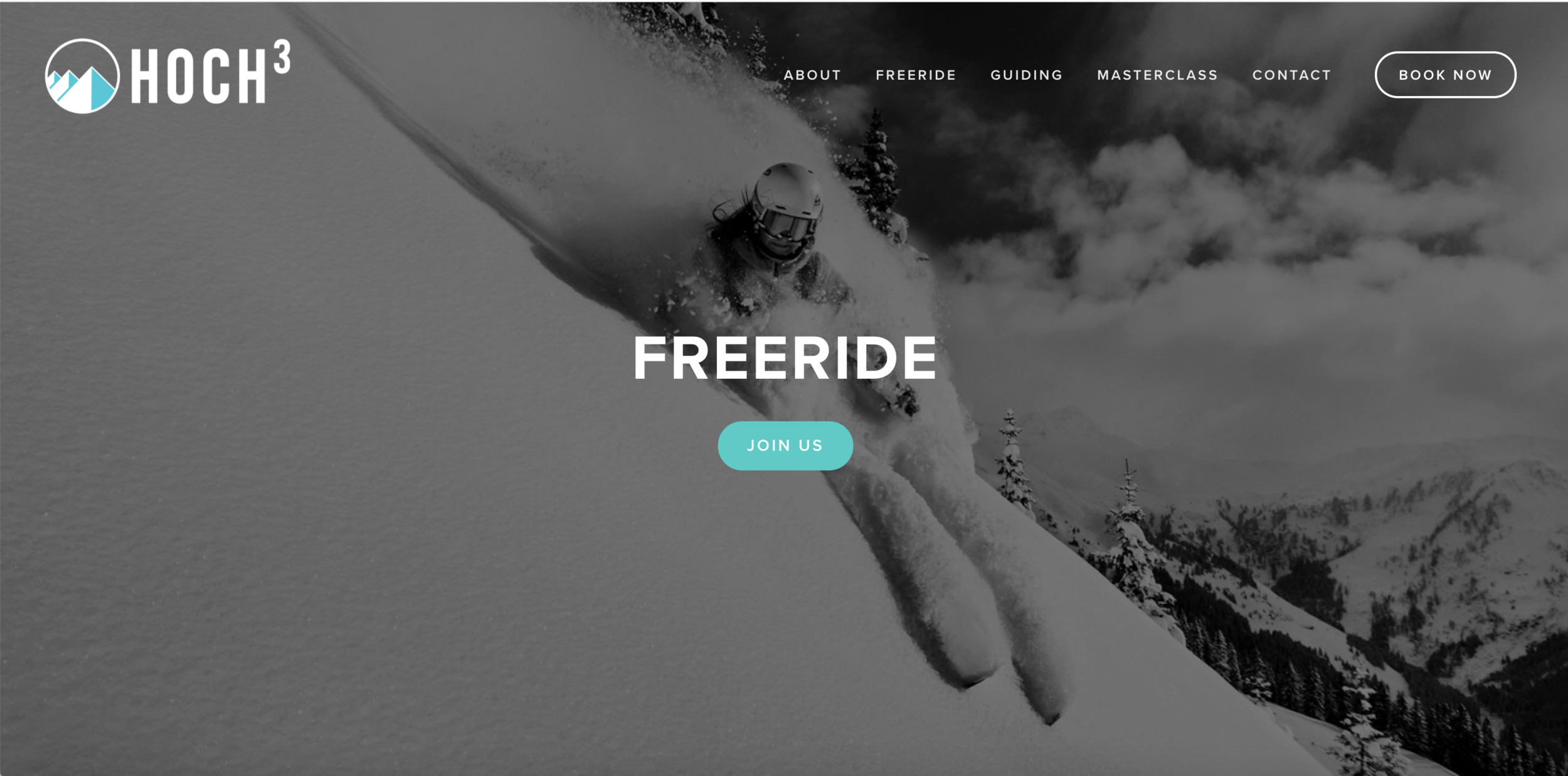 HOCH3 Mountain Guides Austria - Dual Lingual Website Website, Design & Copywriting