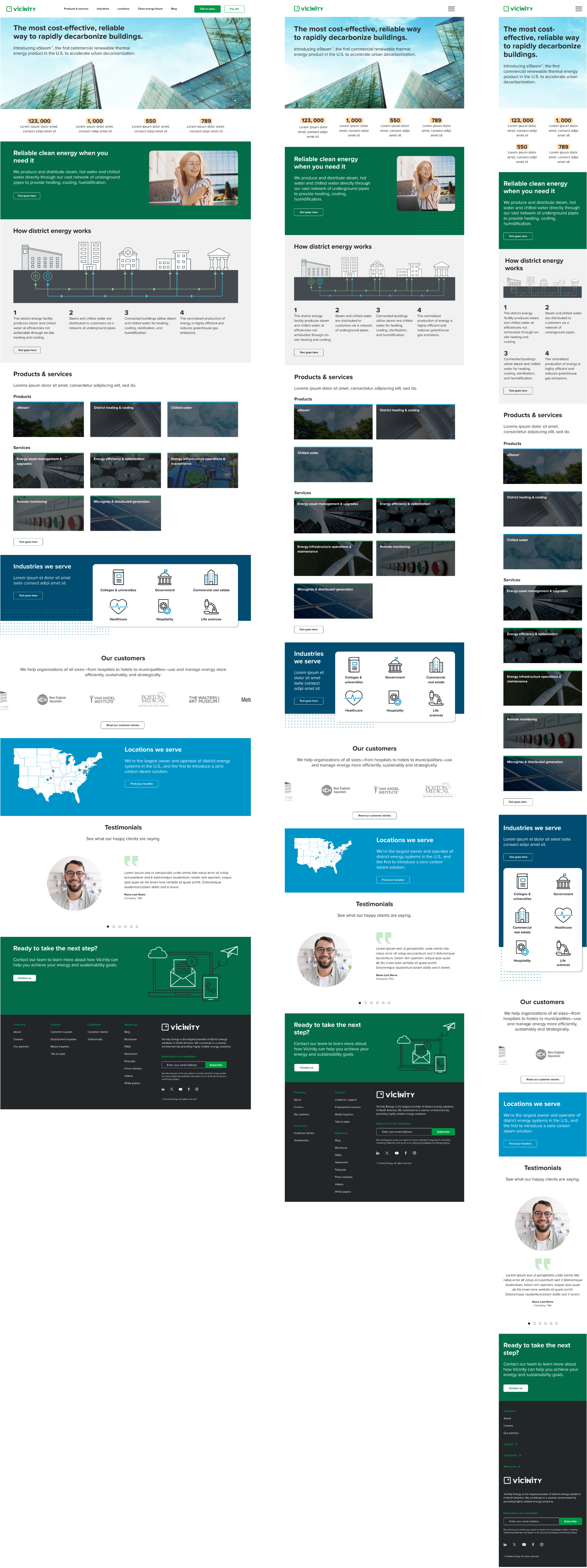 WEB LAYOUTS—HOMEPAGE