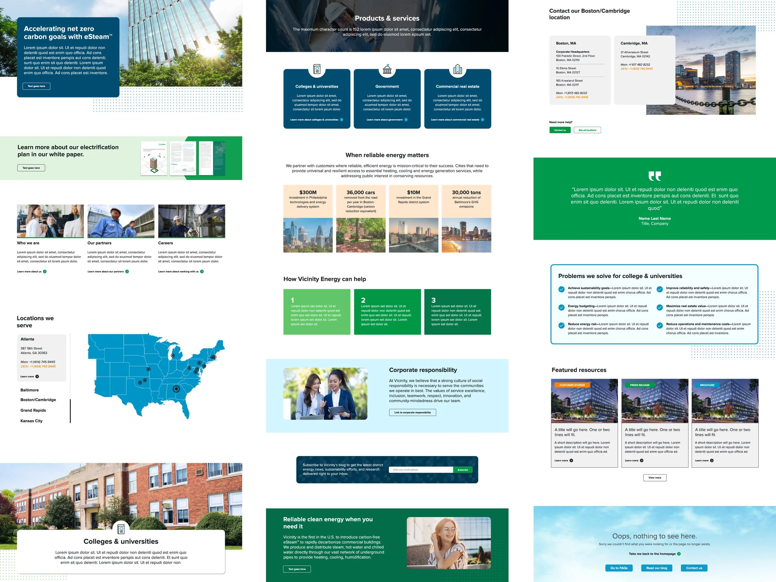 WEBSITE COMPONENT SAMPLES