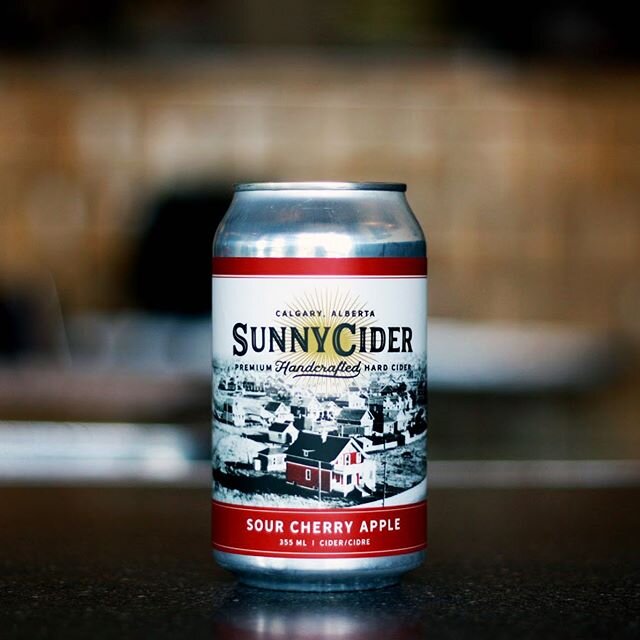 Sippin&rsquo; on sunshine ☀️
.
We 💛 local companies... especially when they make delicious ciders! 🍒
.
All Calgary beers &amp; ciders are $18/ 4 pack, and all burgers &amp; sandwiches are just $15 - every Wednesday!🍻 Hit the link in our bio to ord