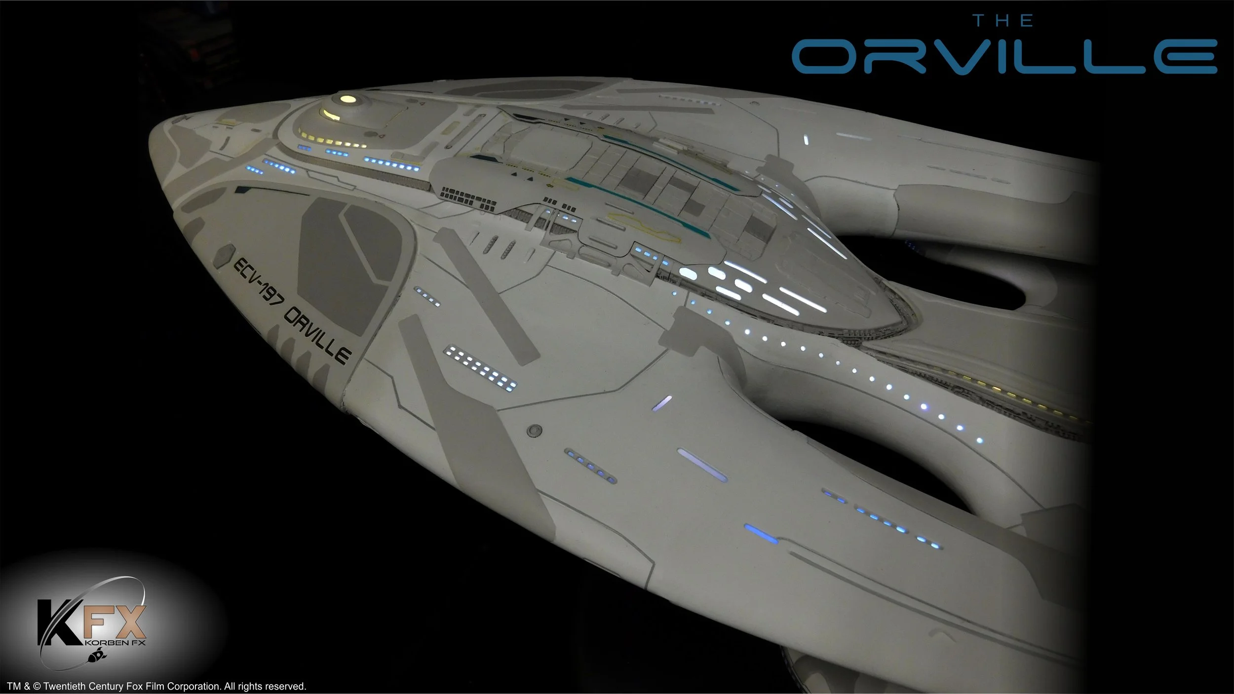 the orville diecast model